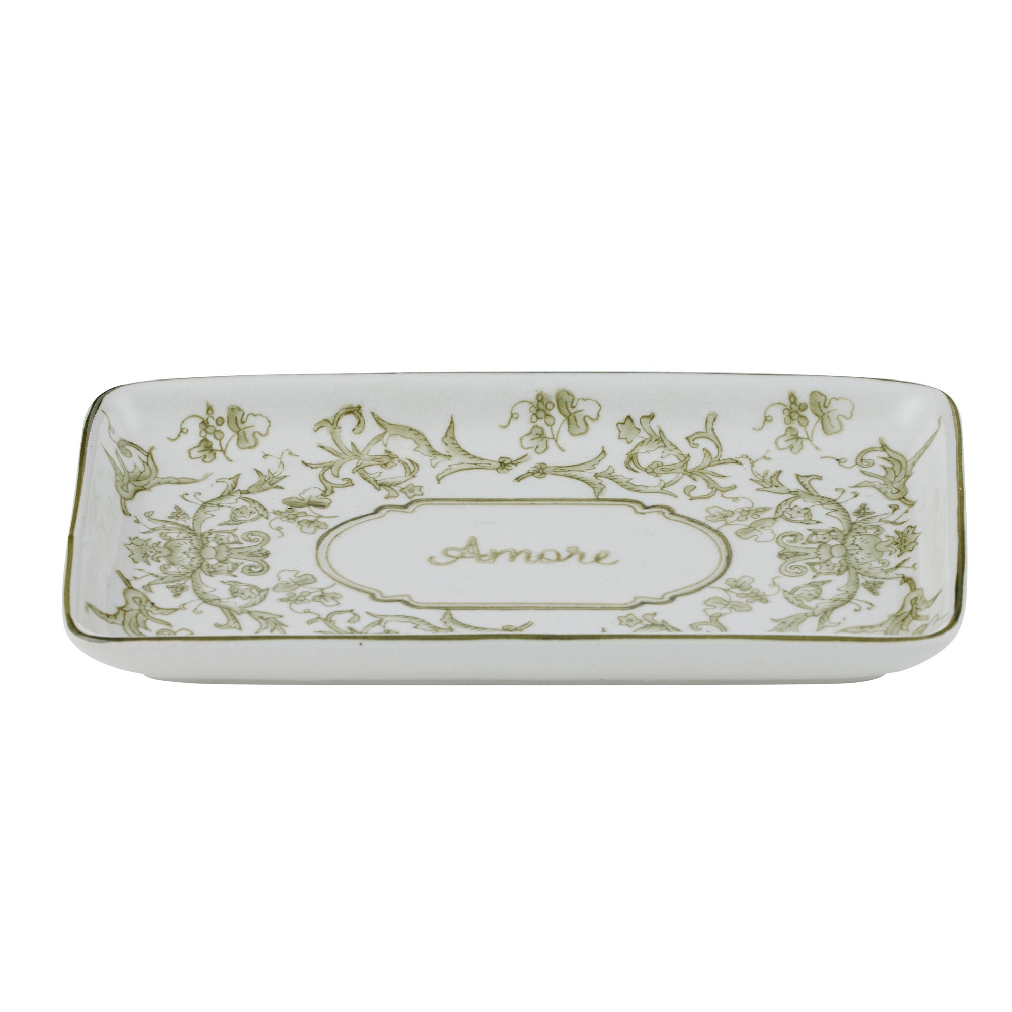 Coast To Coast Puglia Ceramic Plate Olive