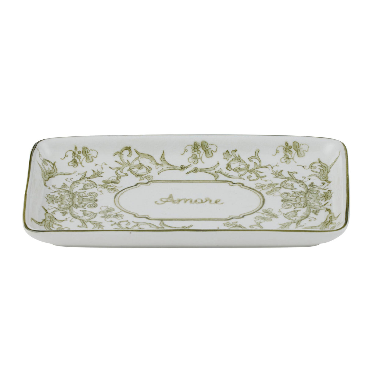 Coast To Coast Puglia Ceramic Plate Olive