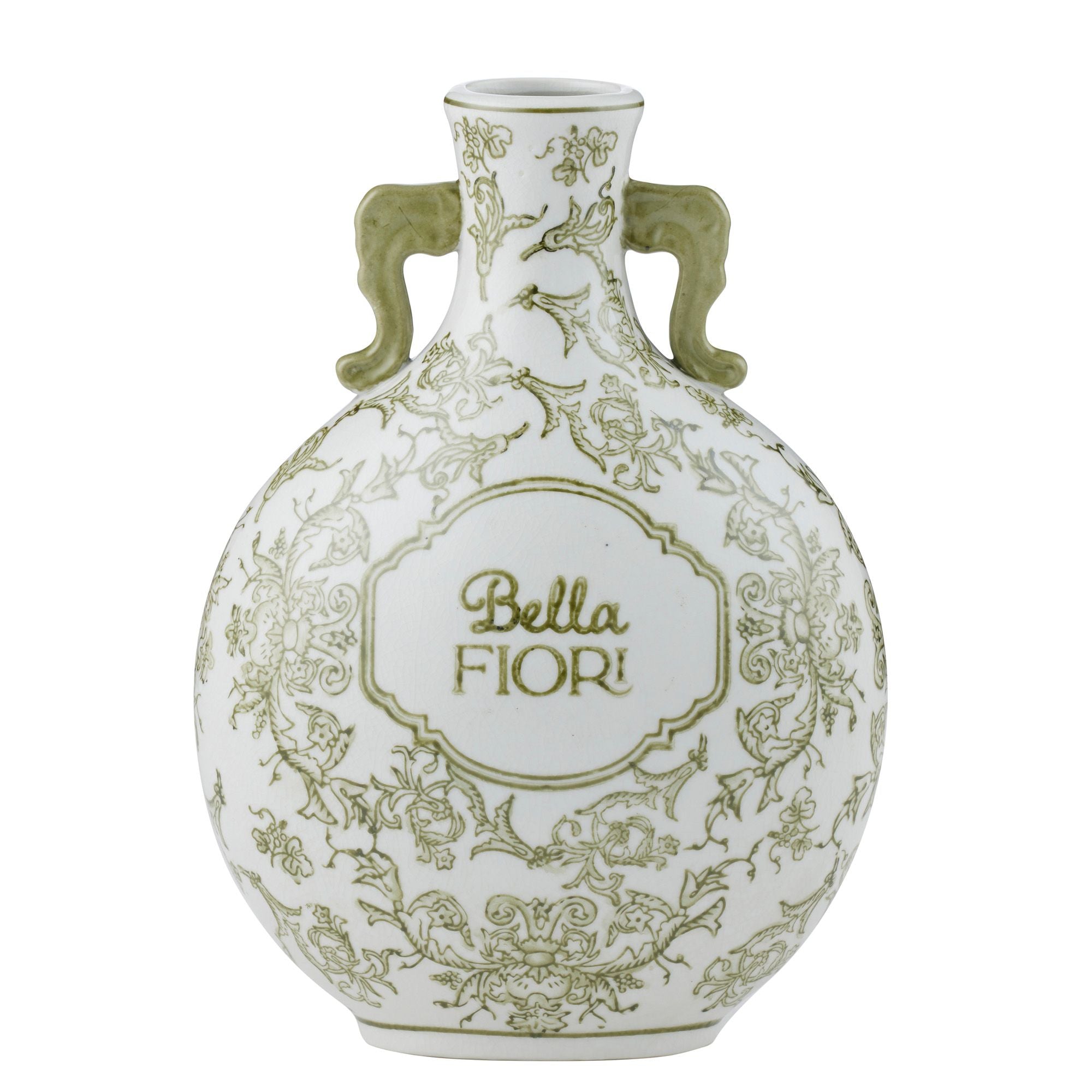Coast To Coast Puglia Ceramic Vase Olive