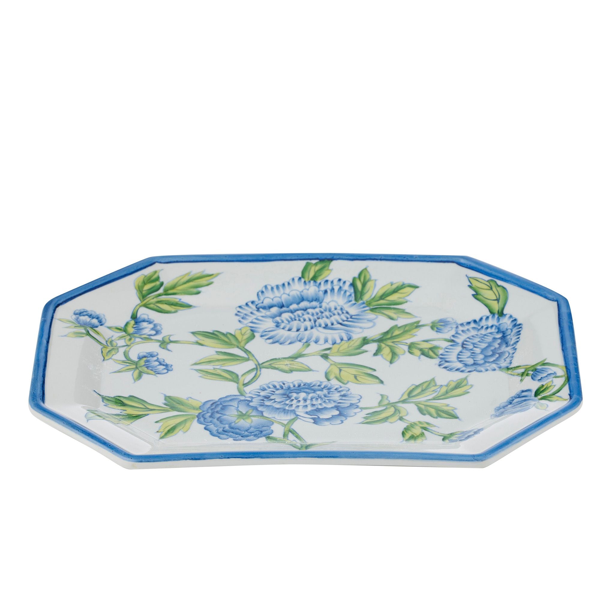 Coast To Coast Mabel Ceramic Platter Blue/Green
