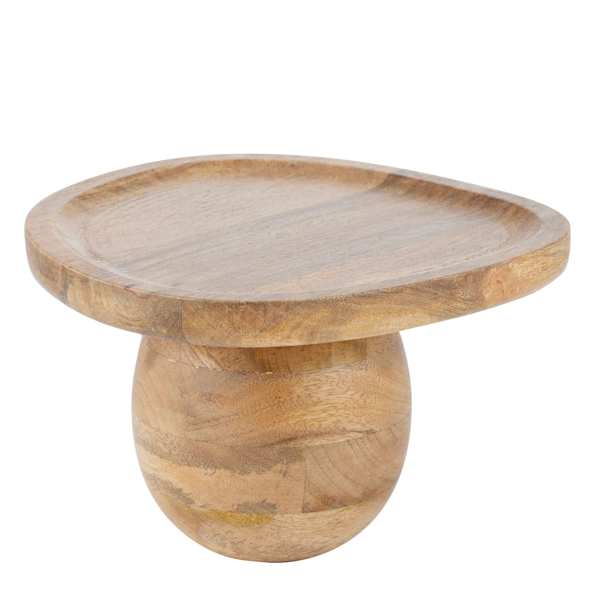 Coast To Coast Balin Wood Footed Tray Natural