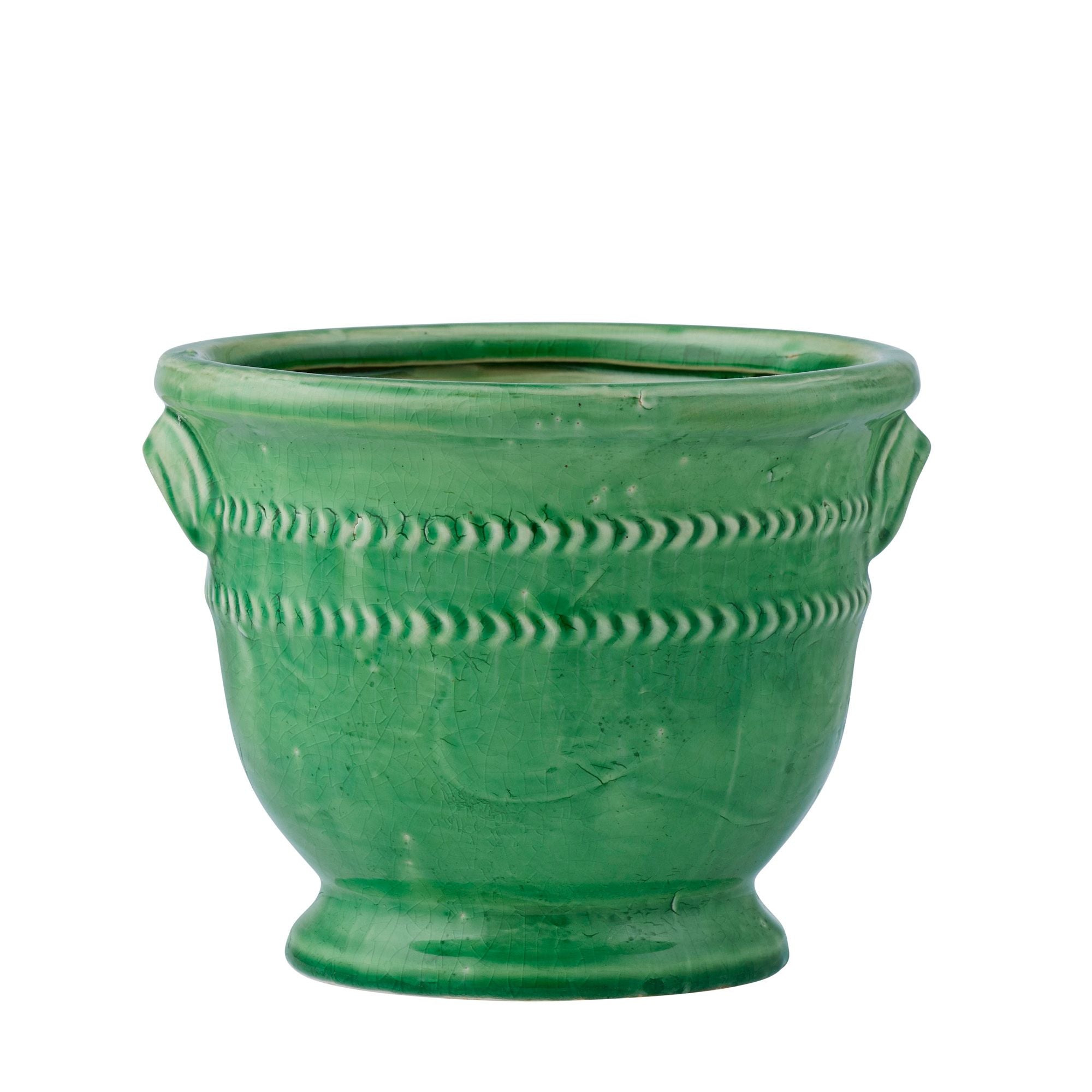 Coast To Coast Cabanyal Ceramic Pot Green