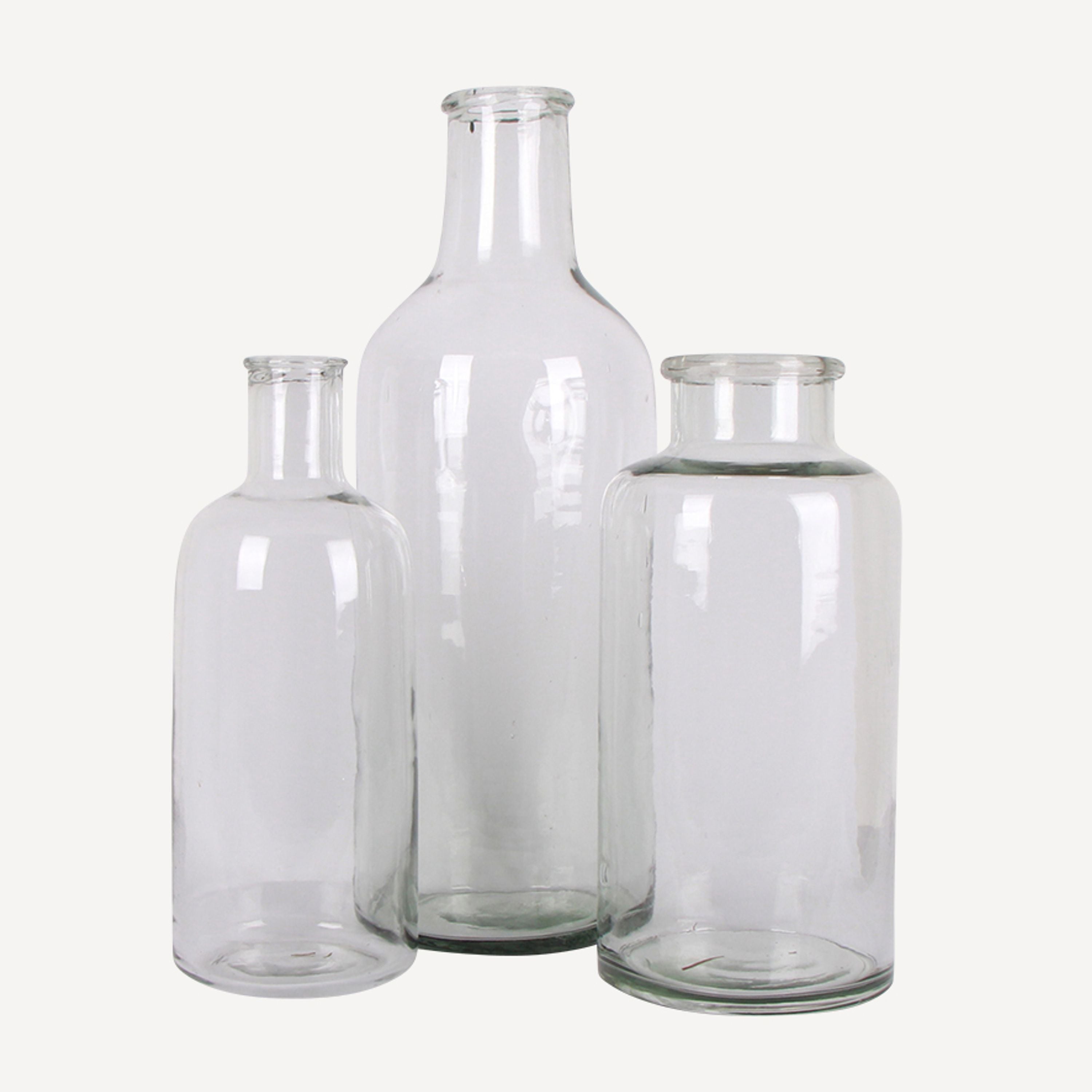 French Country Cassis Clear Vase