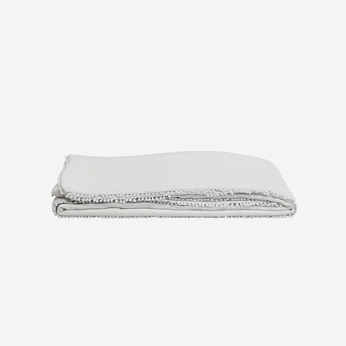 French Country Bauble Tablecloth White