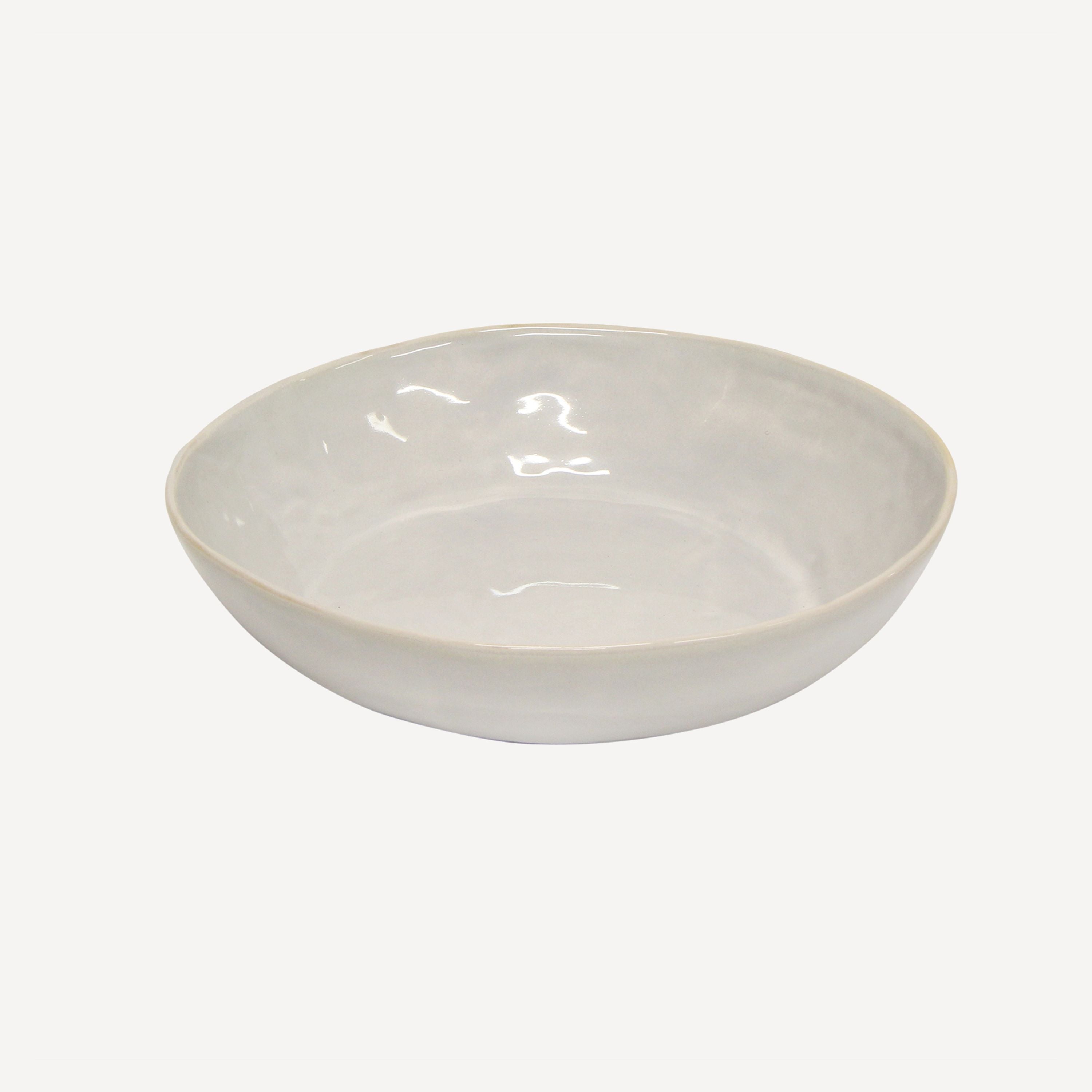 French Country Franco White Small Serving Bowl