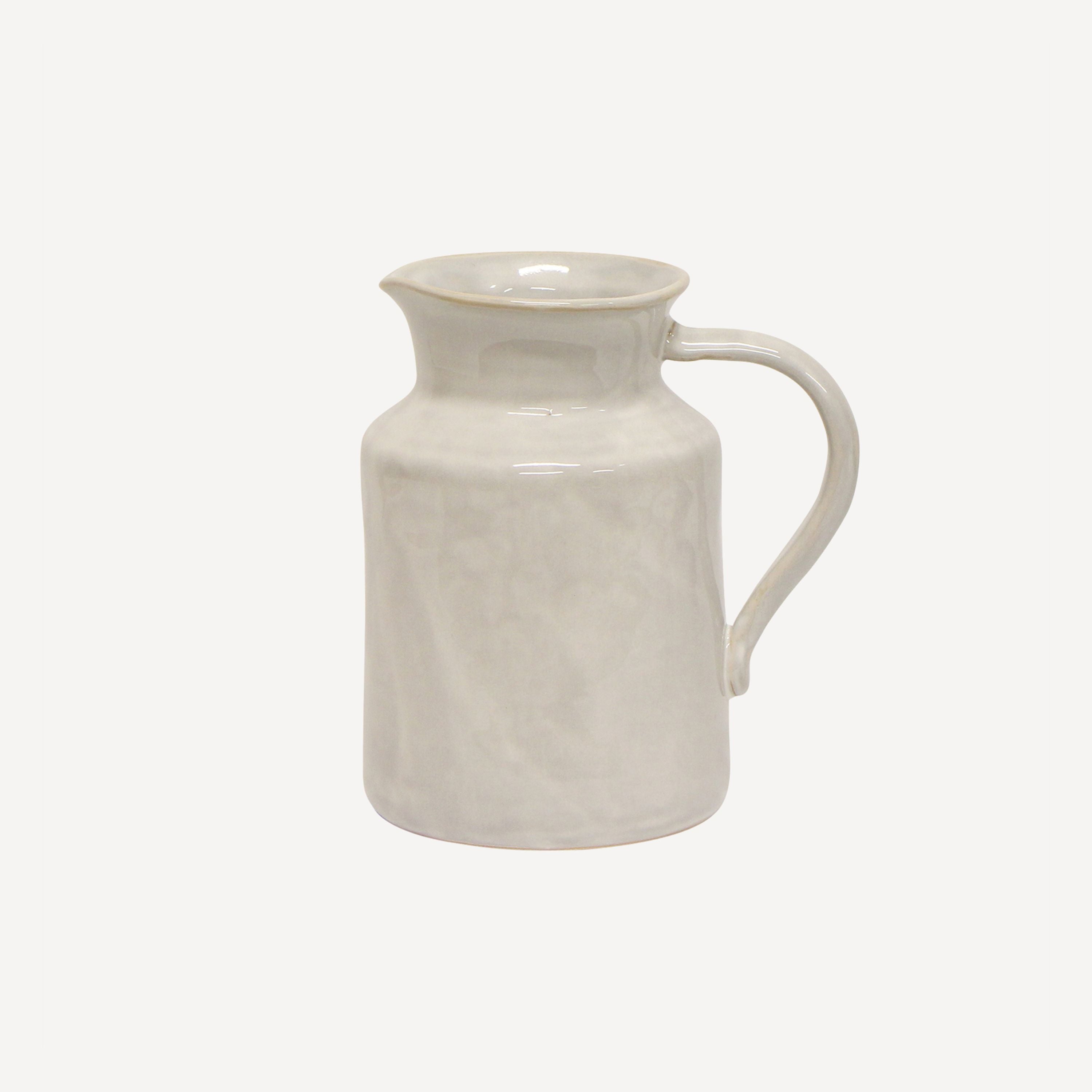 French Country Franco Rustic White Small Jug