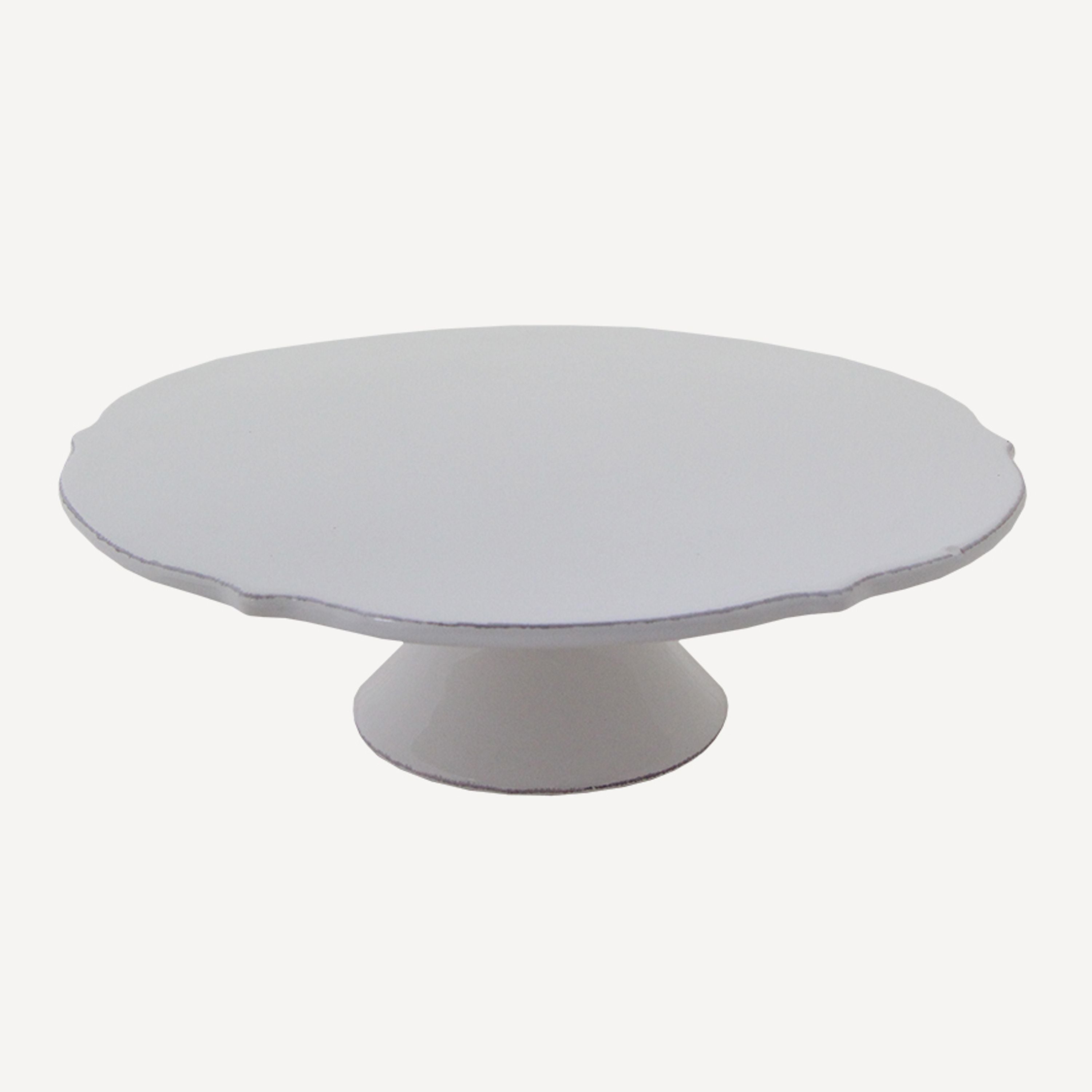 French Country Vienna Stoneware Cake Stand