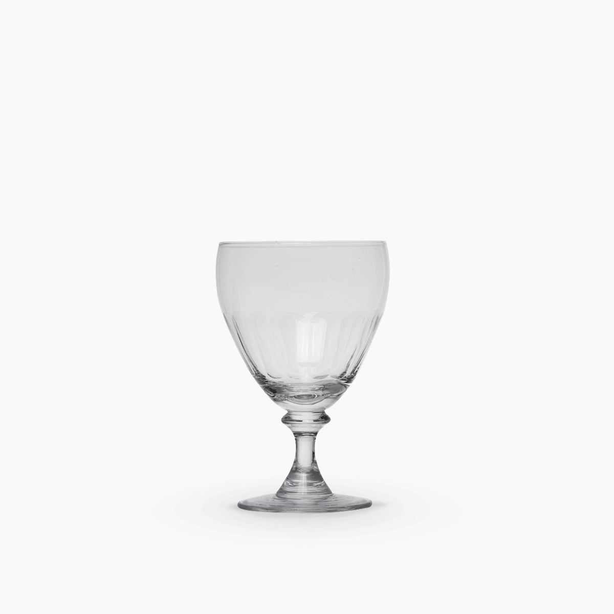 French Country Melon Cut Brandy Glass