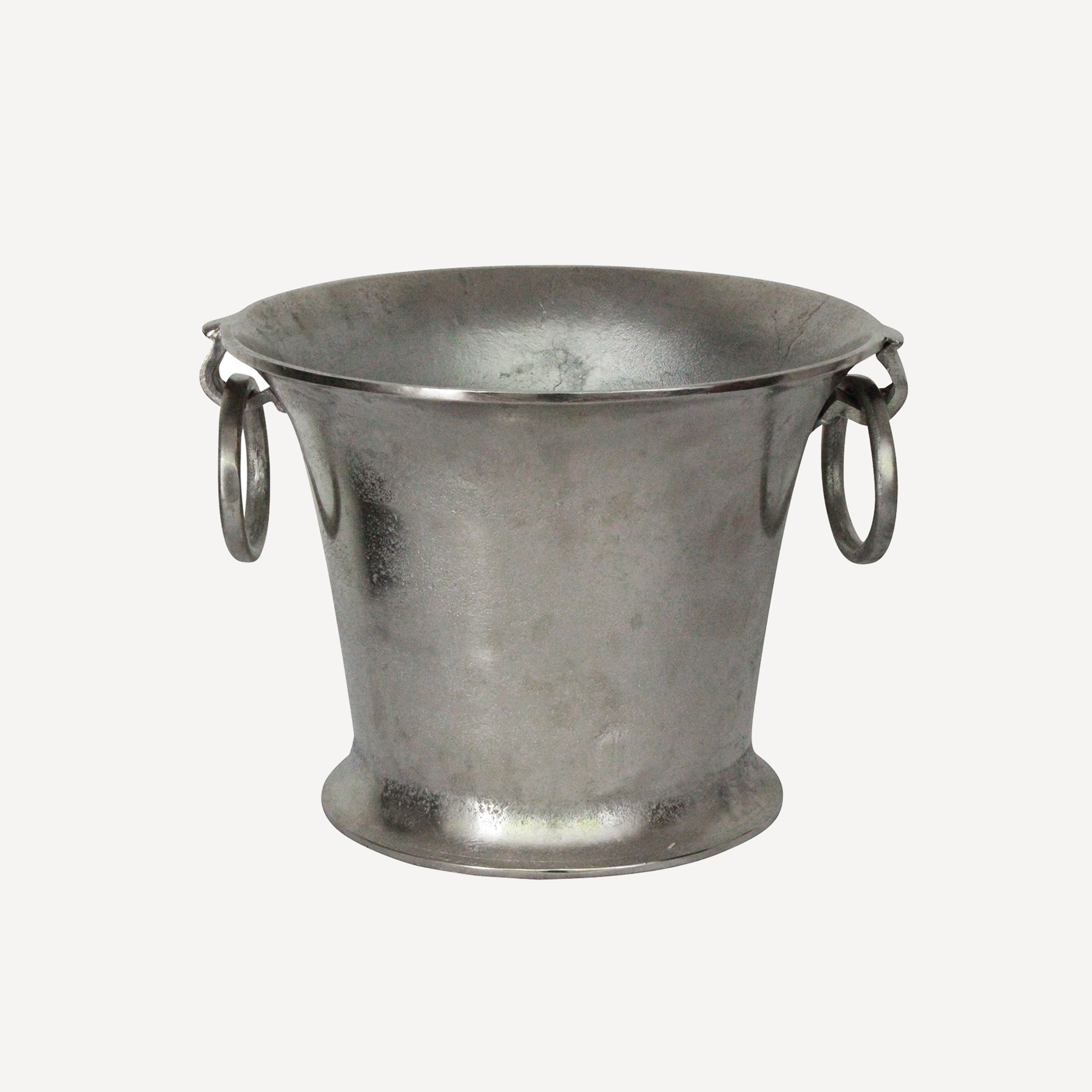 French Country Ring Silver Champagne Bucket