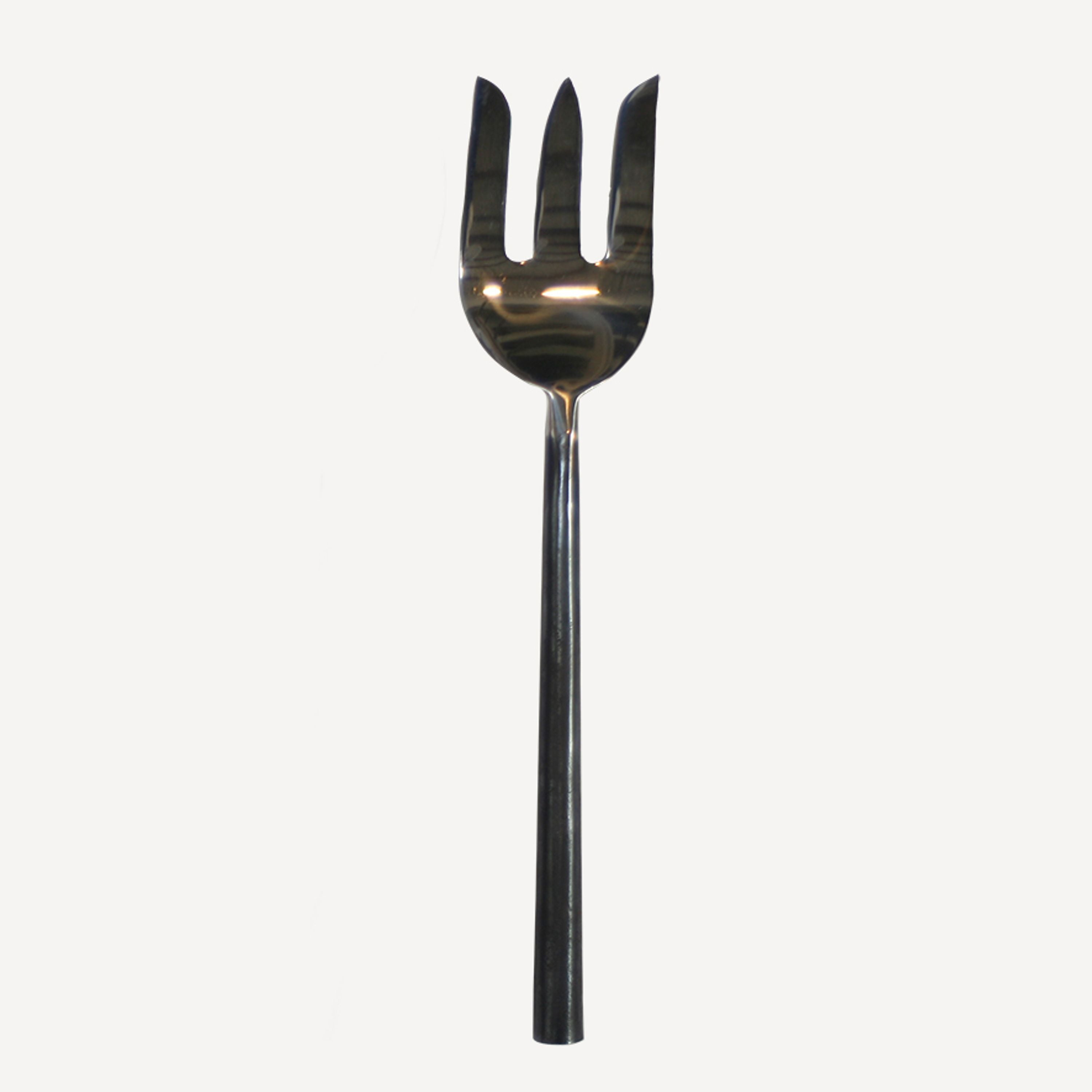 French Country Black Handle Serving Fork Medium