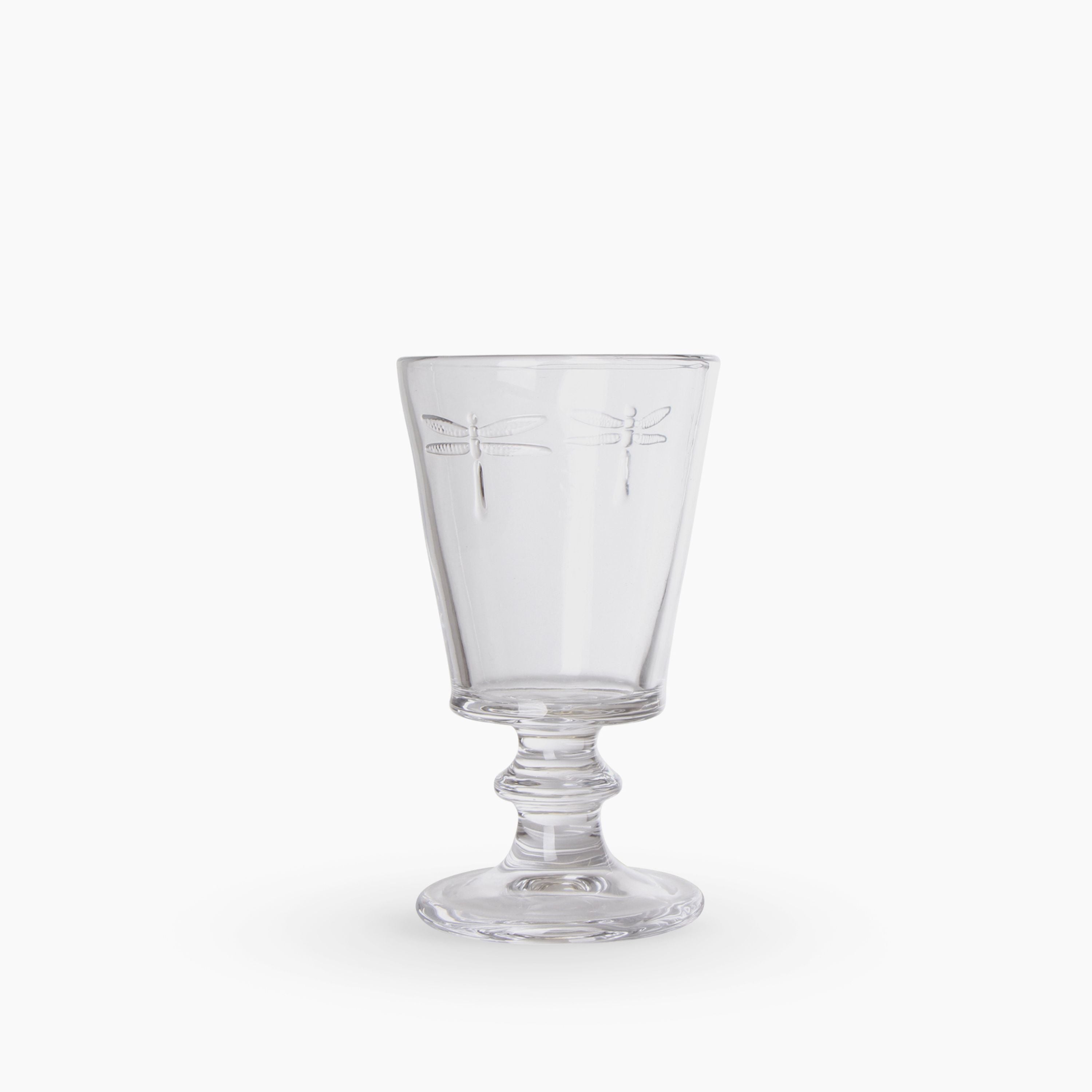 French Country Dragonfly Wine Goblet