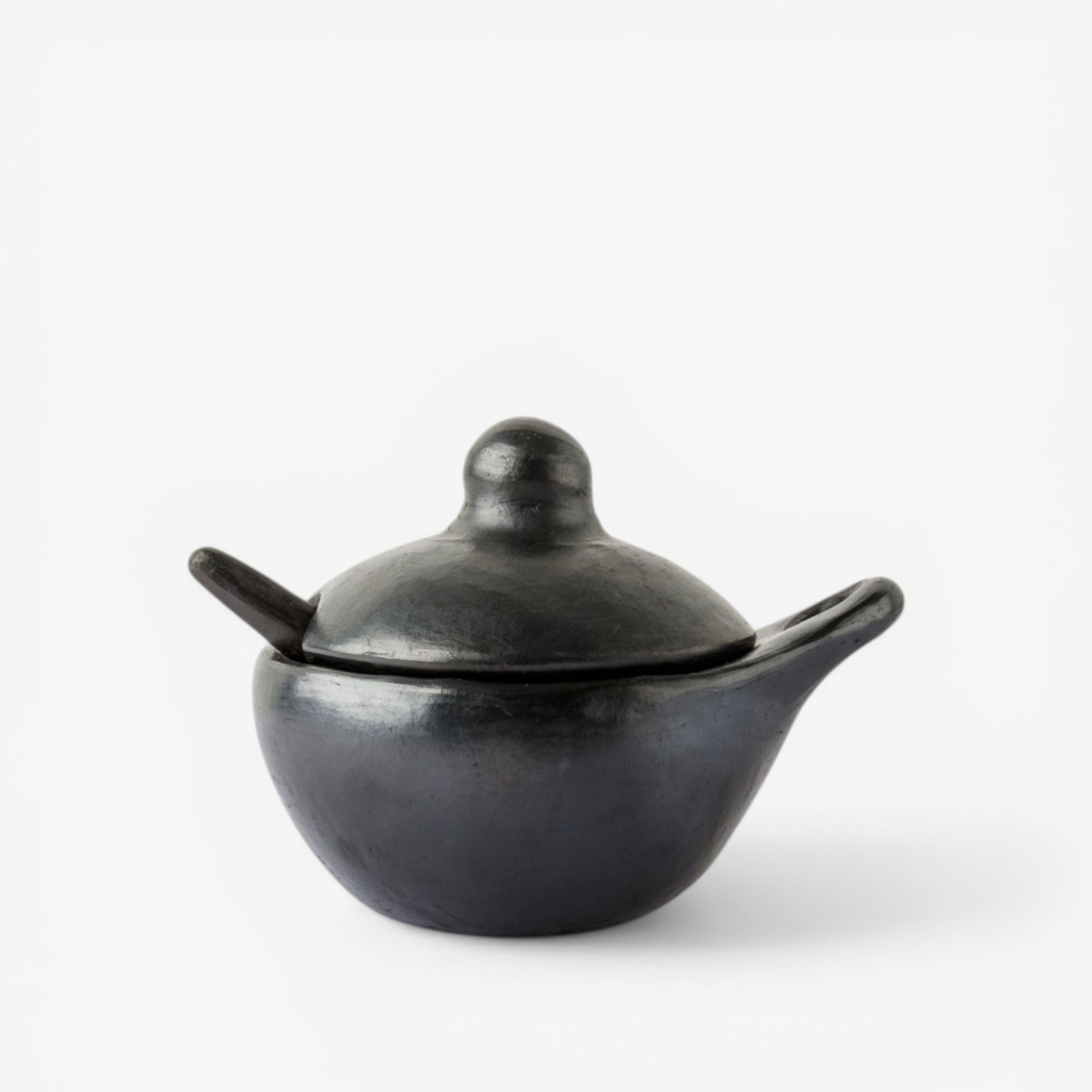French Country La Chamba Sauceboat with Lid and Spoon (3 Piece Set)