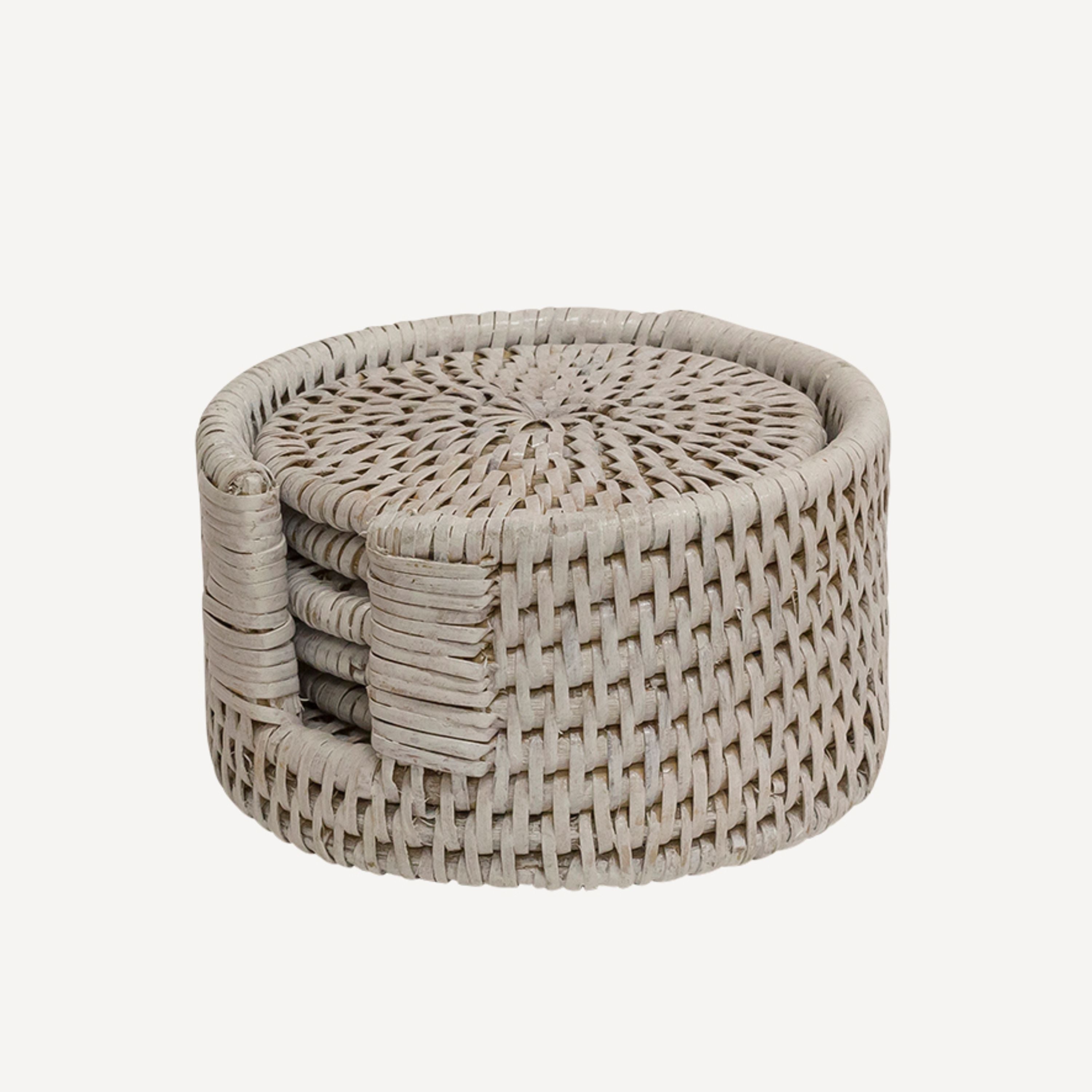 French Country Geneva Coasters with Holder (6 Pack)