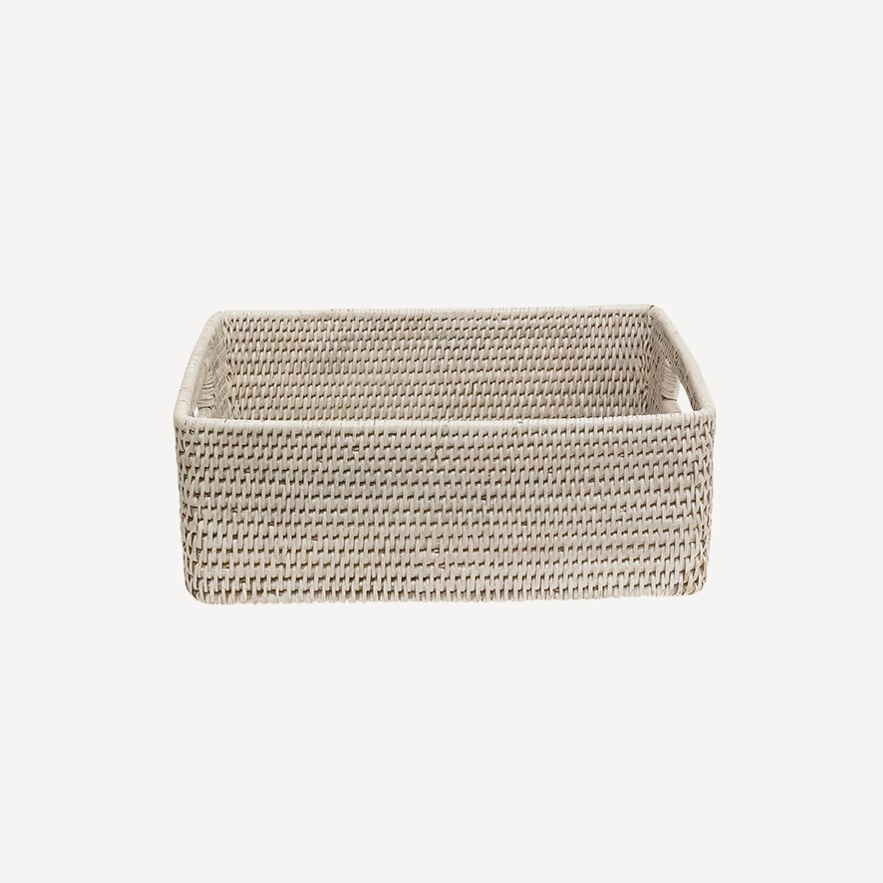 French Country Geneva Small Rectangle Storage Basket