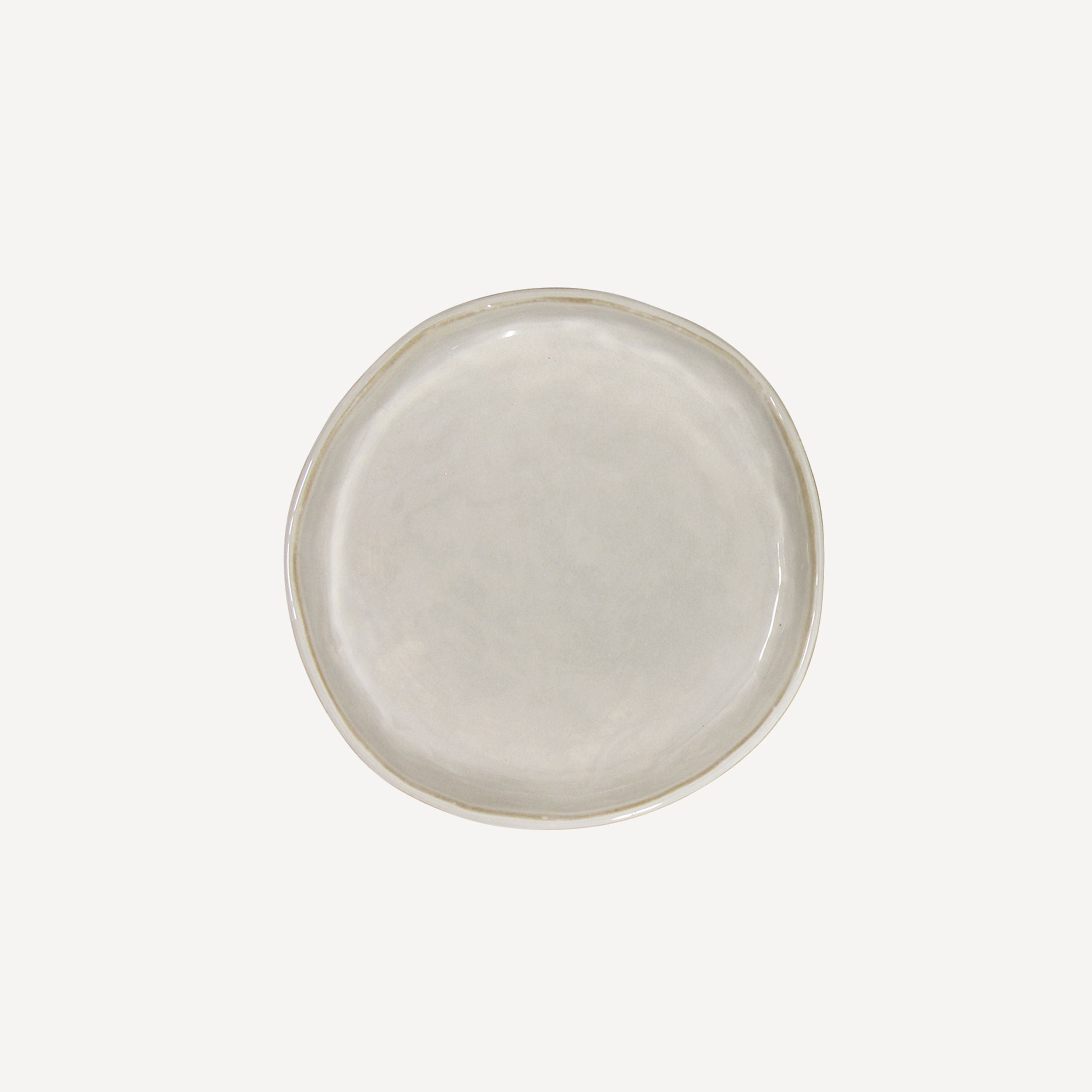 French Country Franco Rustic White Side Plate