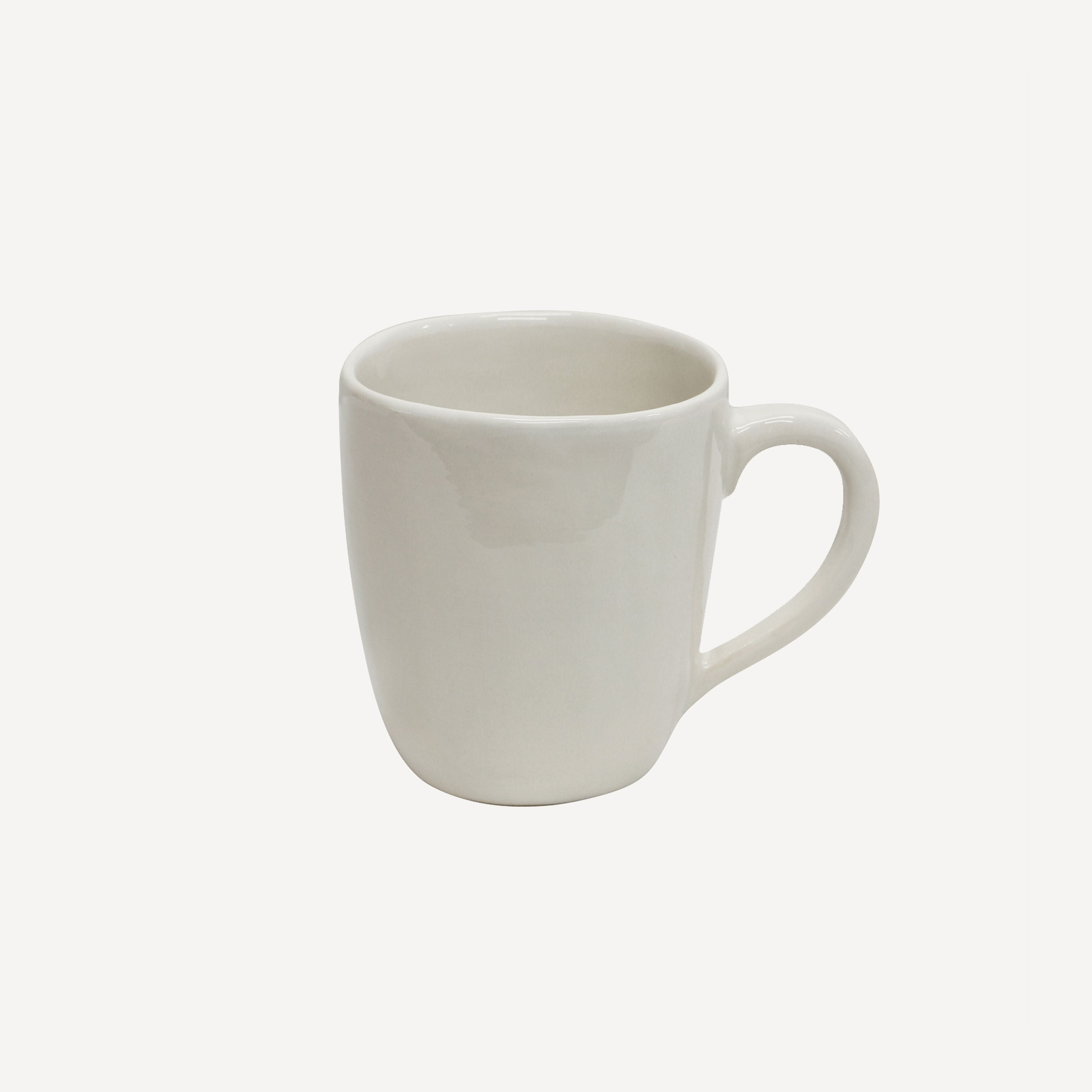 French Country Franco Rustic White Mug
