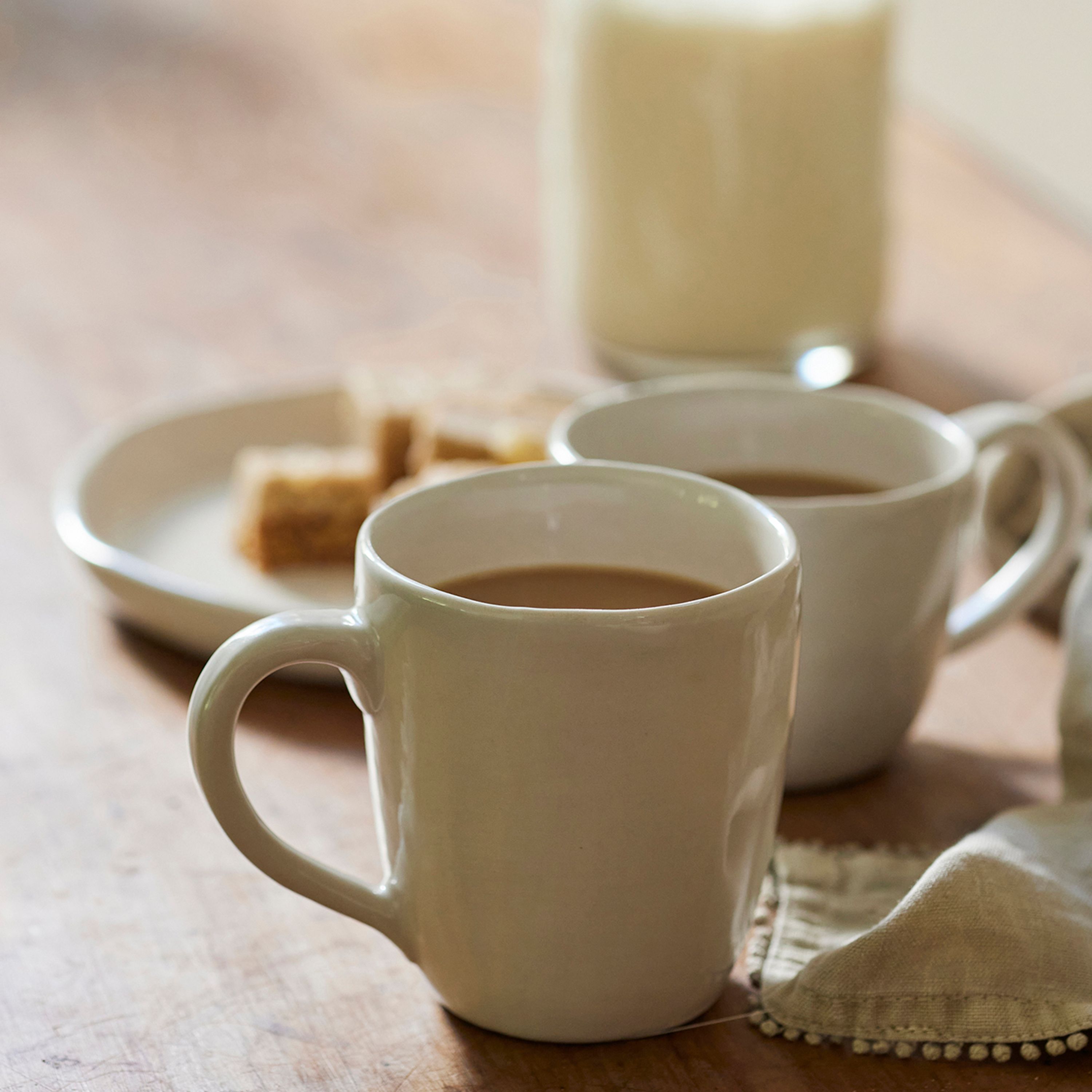 French Country Franco Rustic White Mug