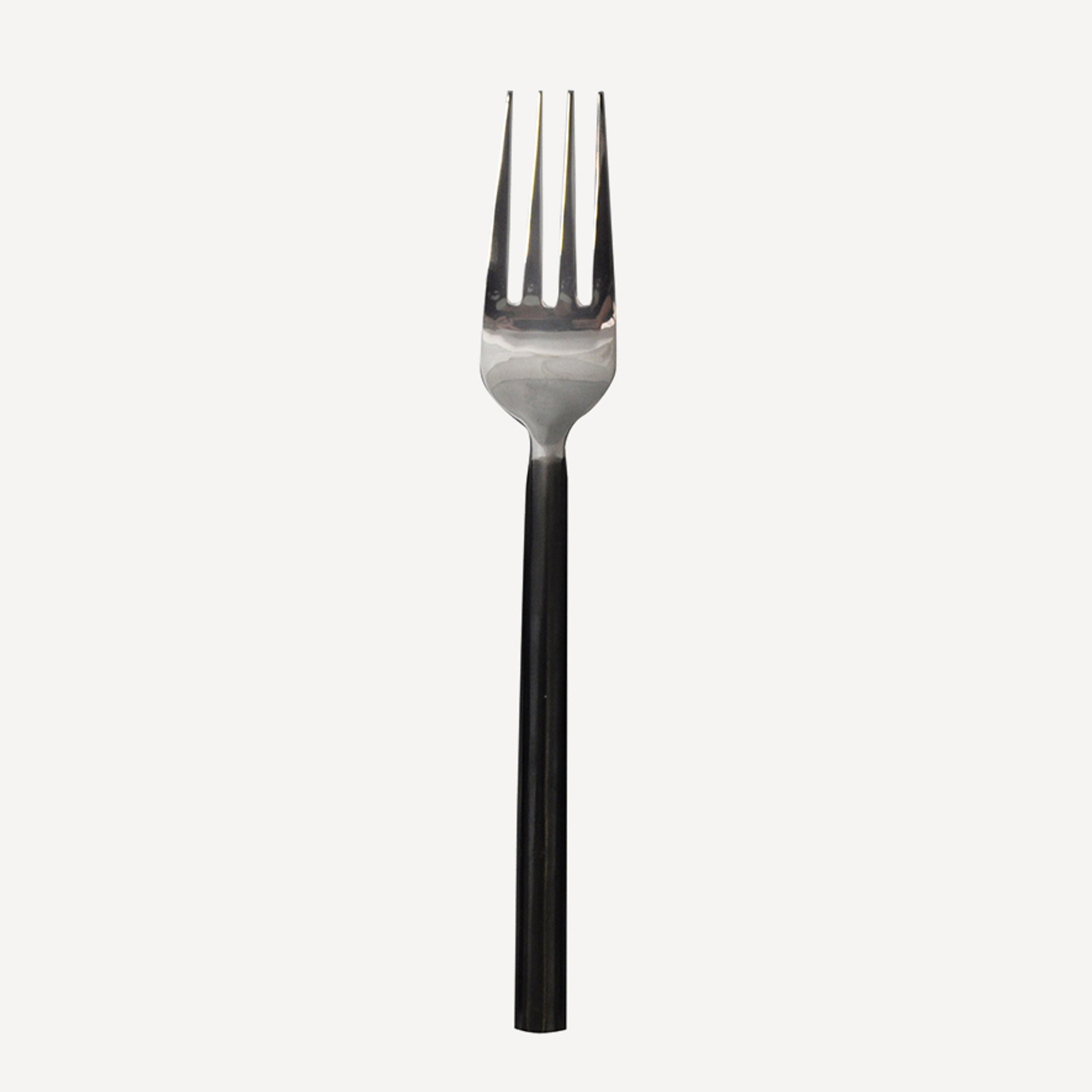 French Country Black Handle Dinner Fork