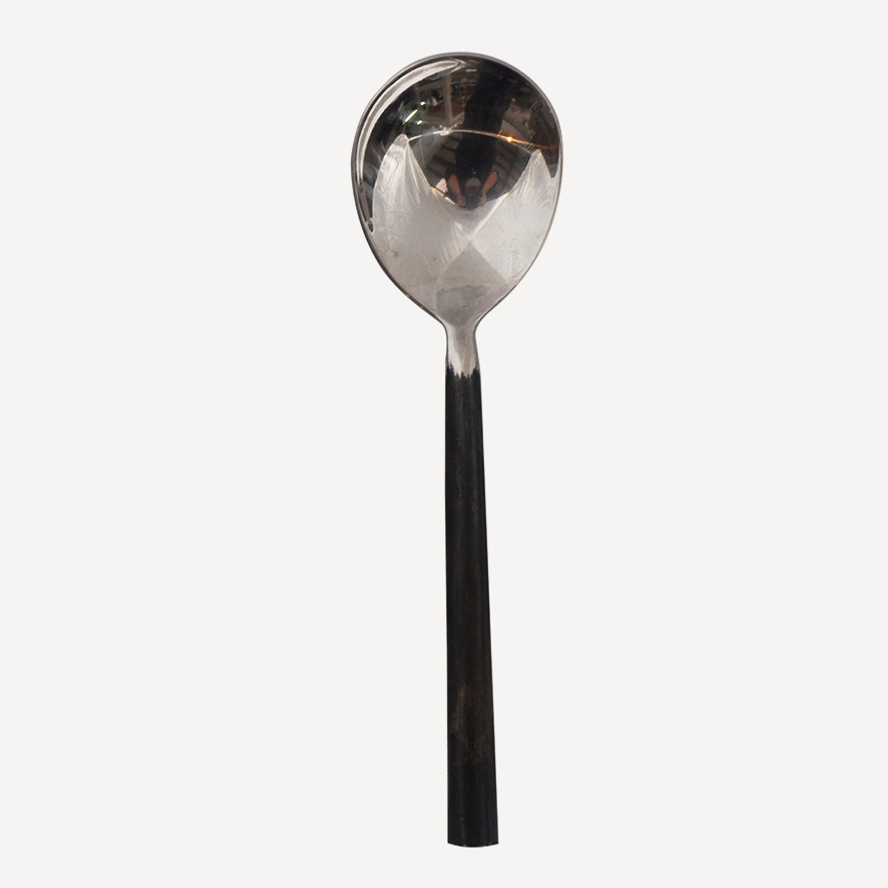 French Country Black Handle Soup Spoon