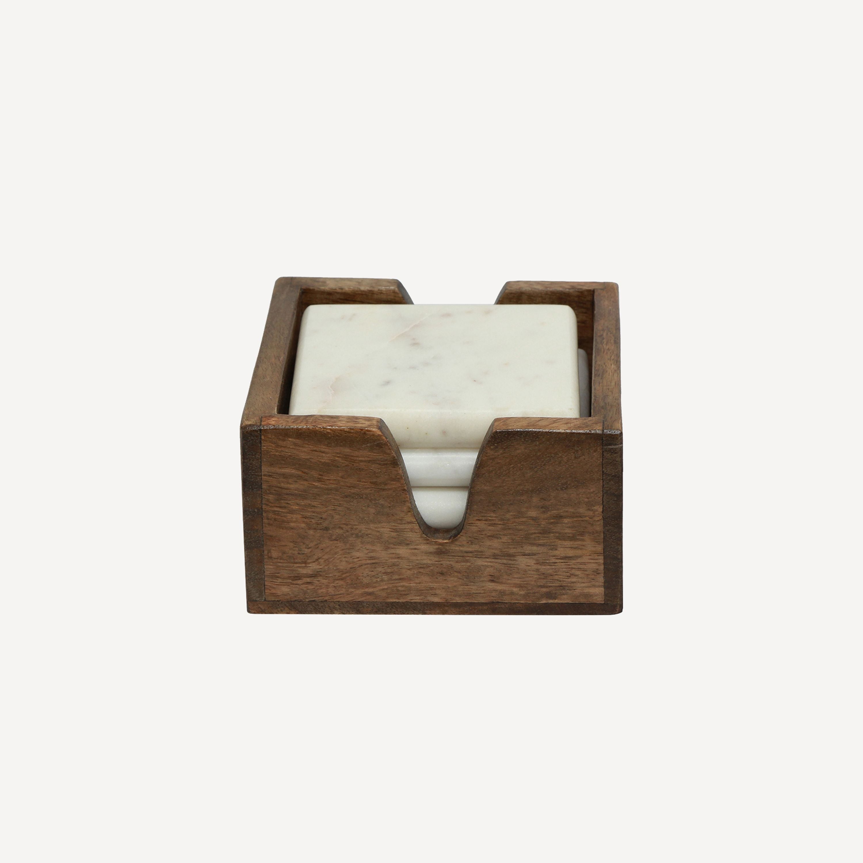 French Country Porto Marble Coaster (4 Pack)