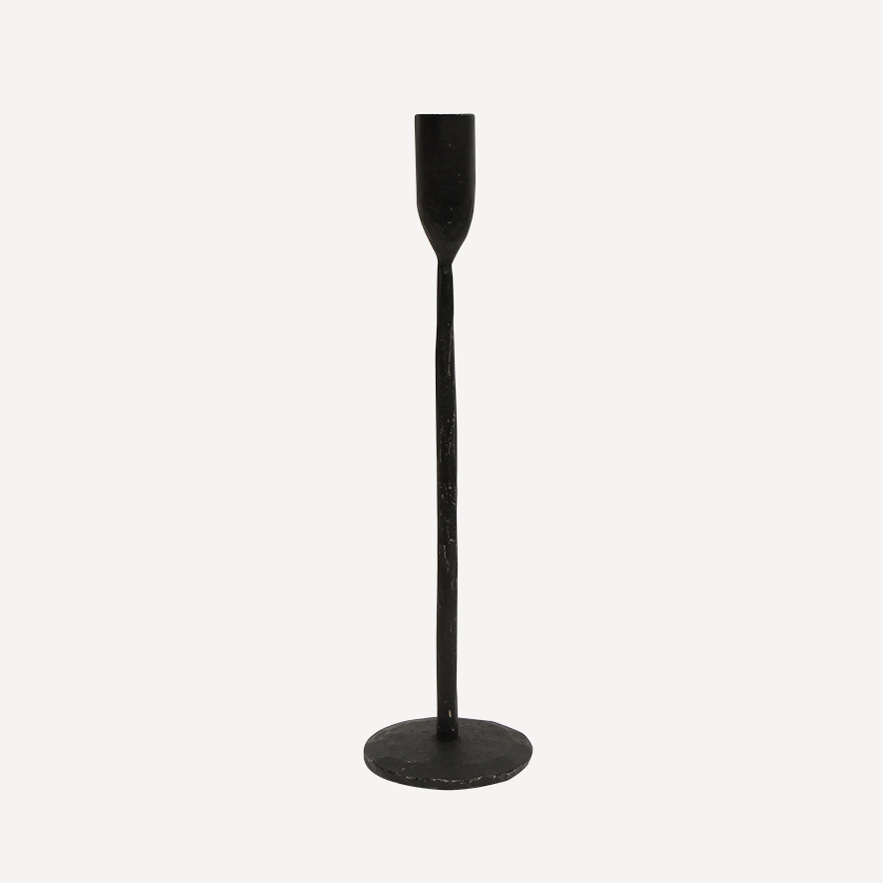 French Country Dax Black Candle Holder Medium