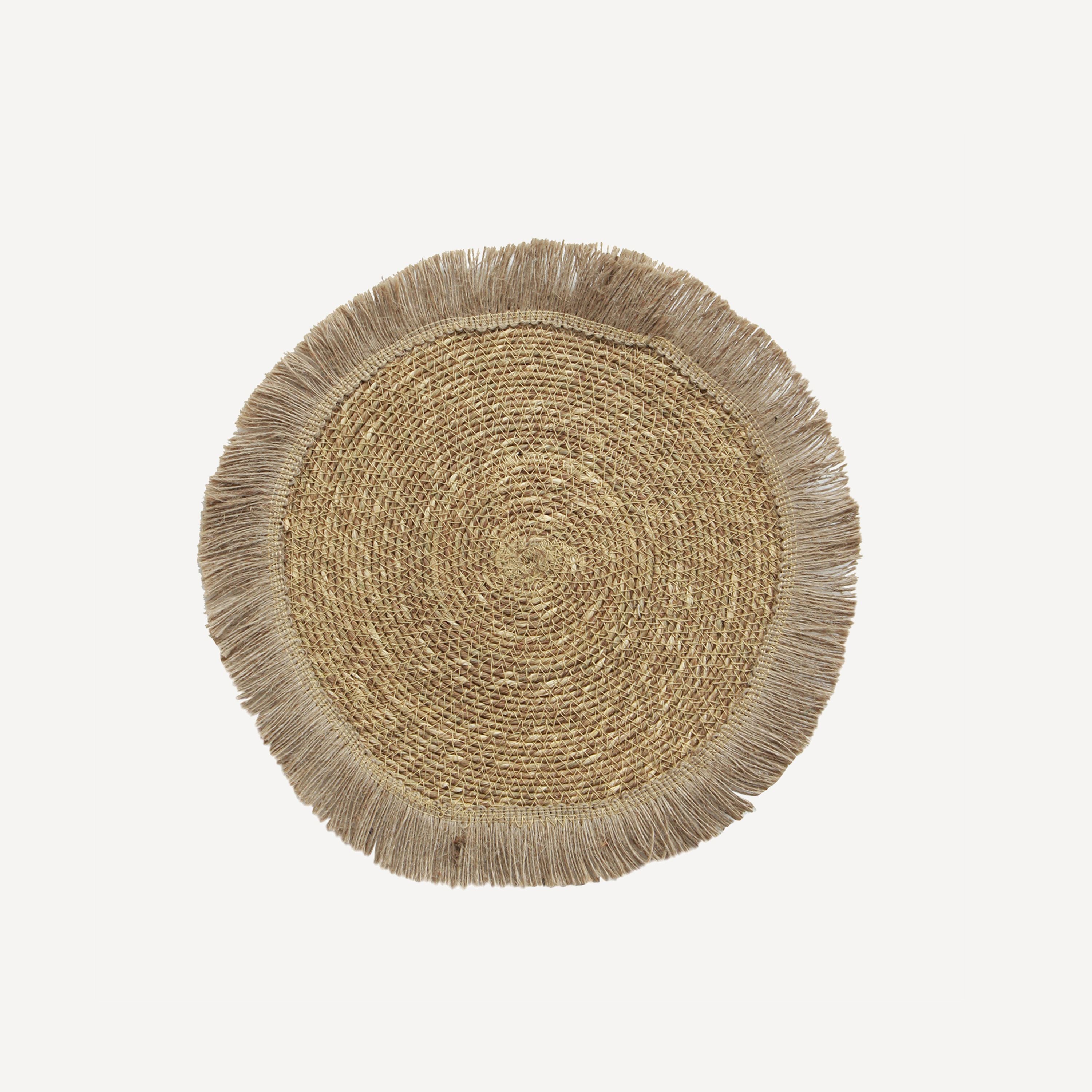 French Country Frayed Edge Seagrass Placemat