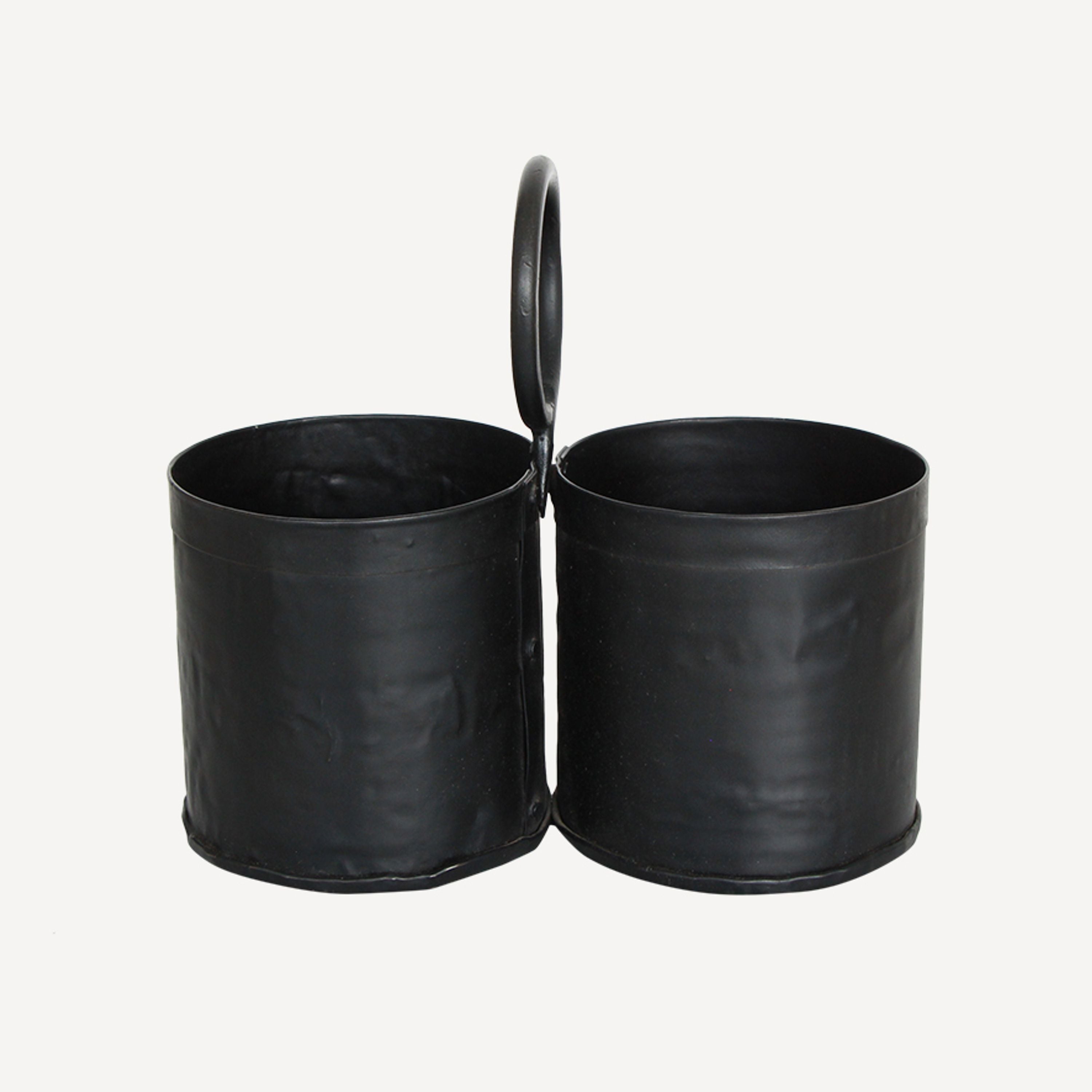 French Country Utensil Holder Black