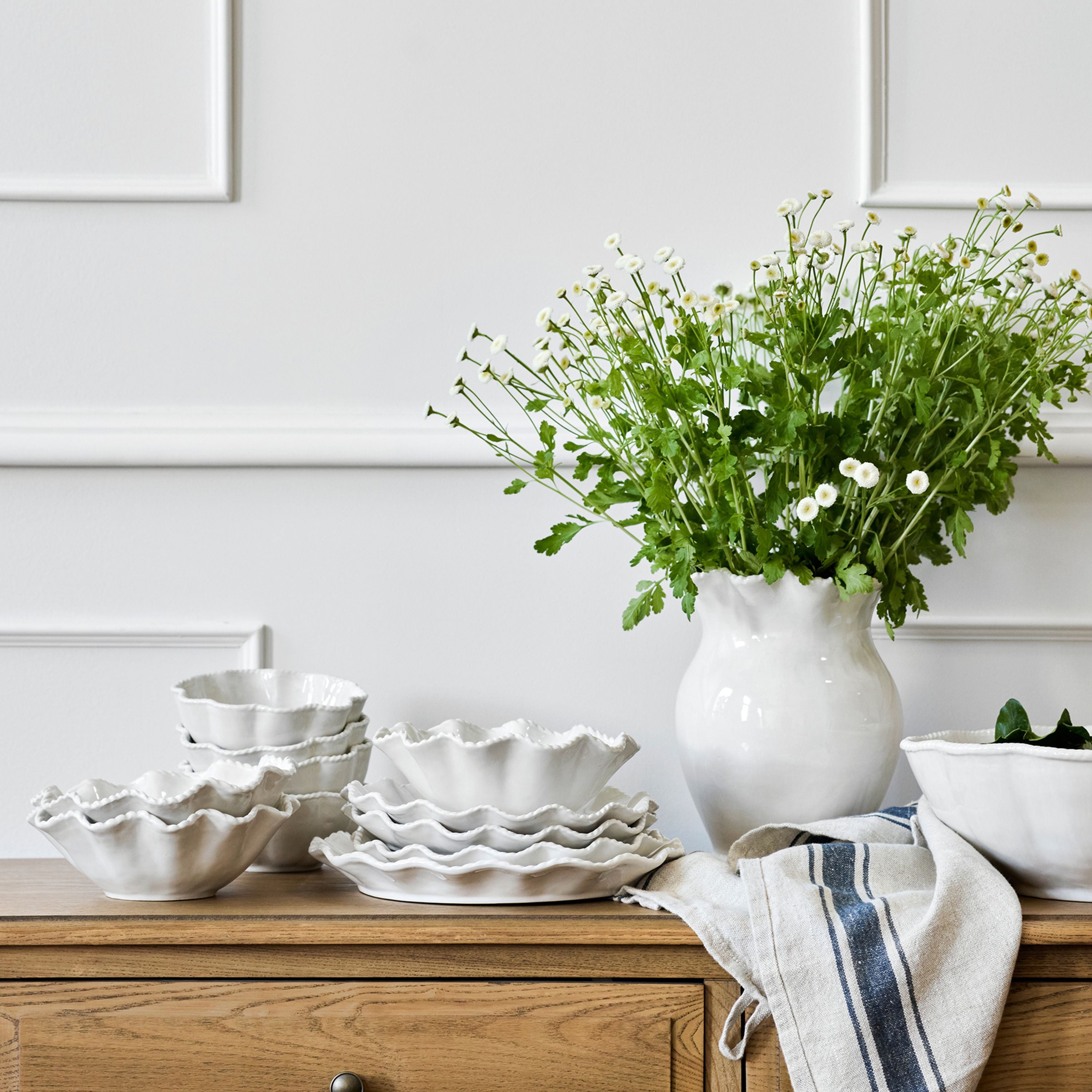 French Country Scilla Rope Dinner Plate