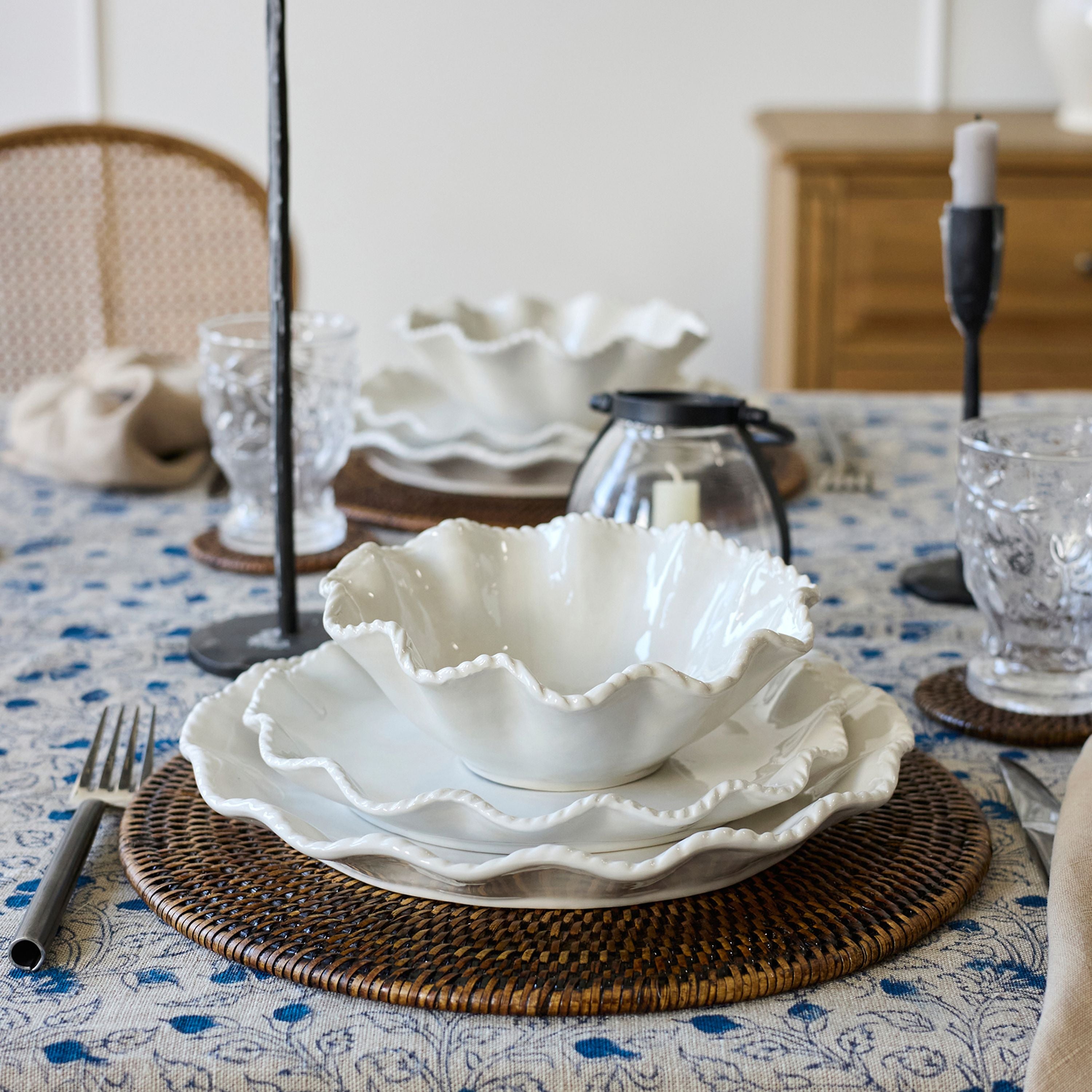 French Country Scilla Rope Dessert Bowl