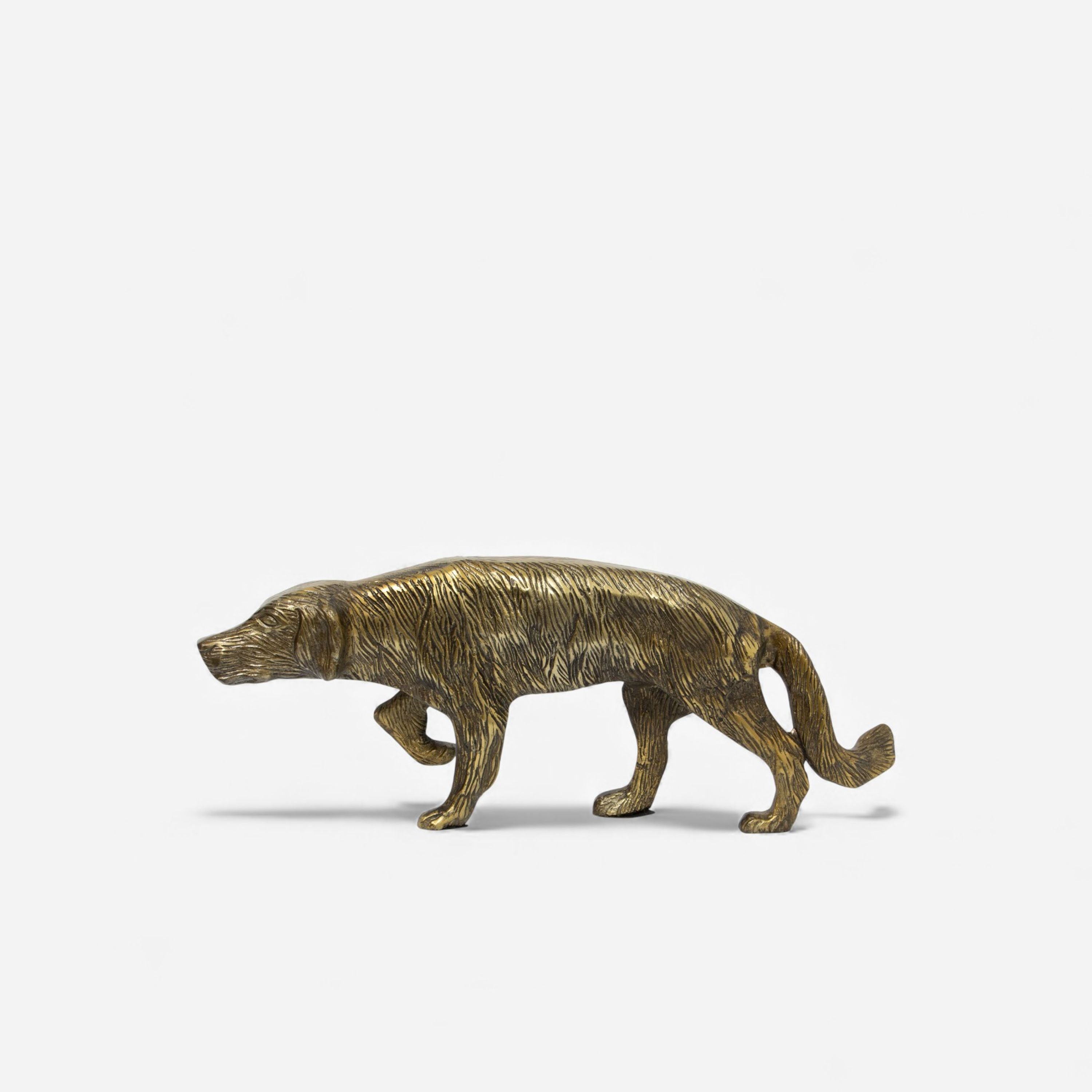 French Country Duke Dog Sculpture