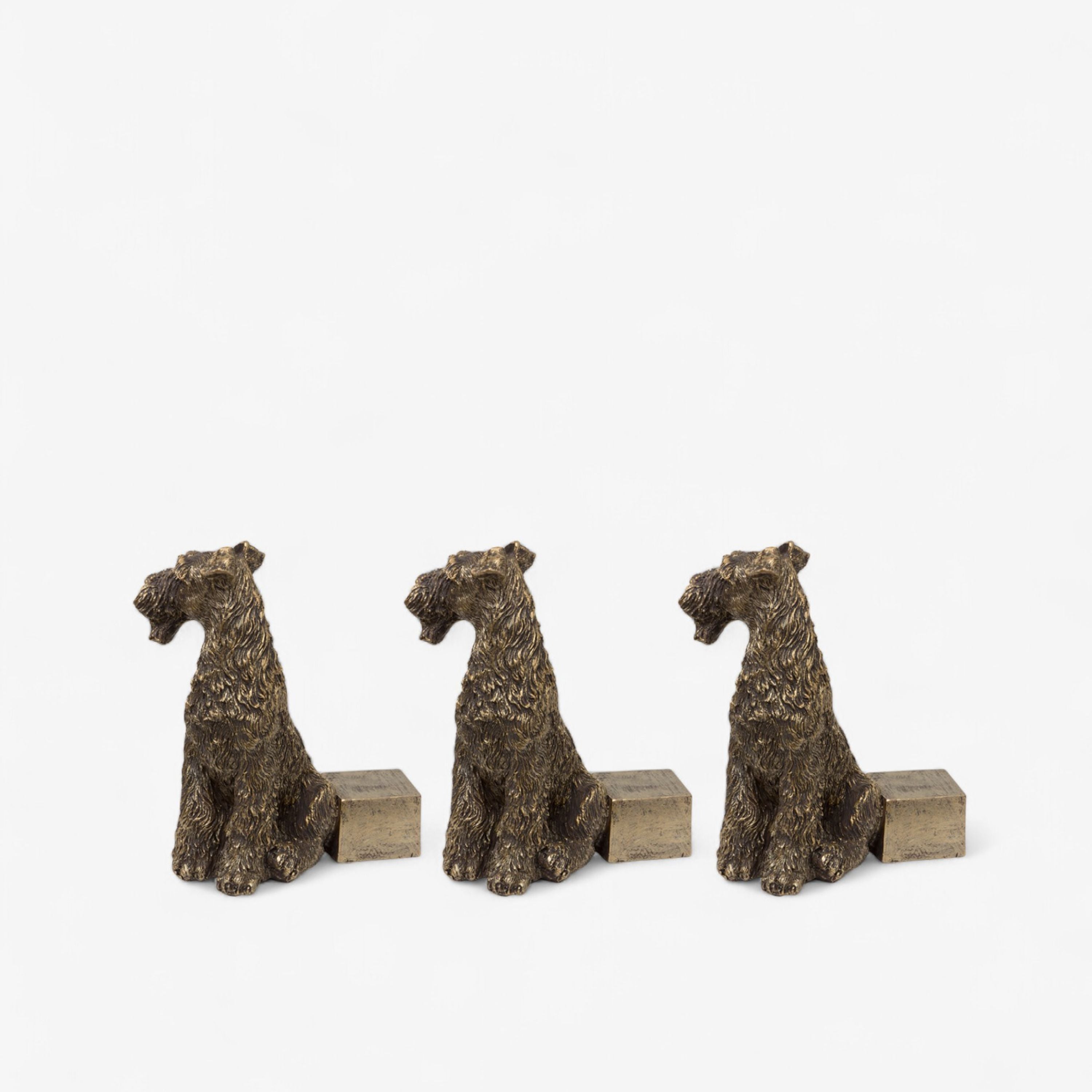 French Country Scottie Dog Pot Stand Large (3 Pack)