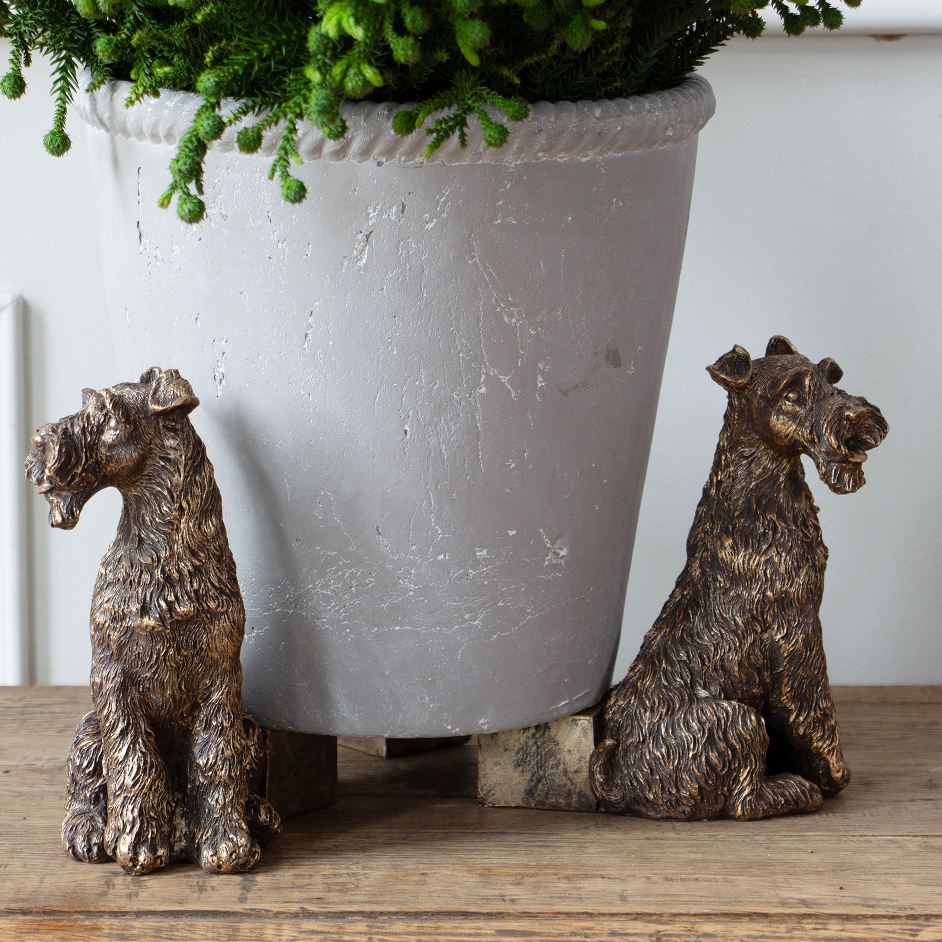 French Country Scottie Dog Pot Stand Large (3 Pack)