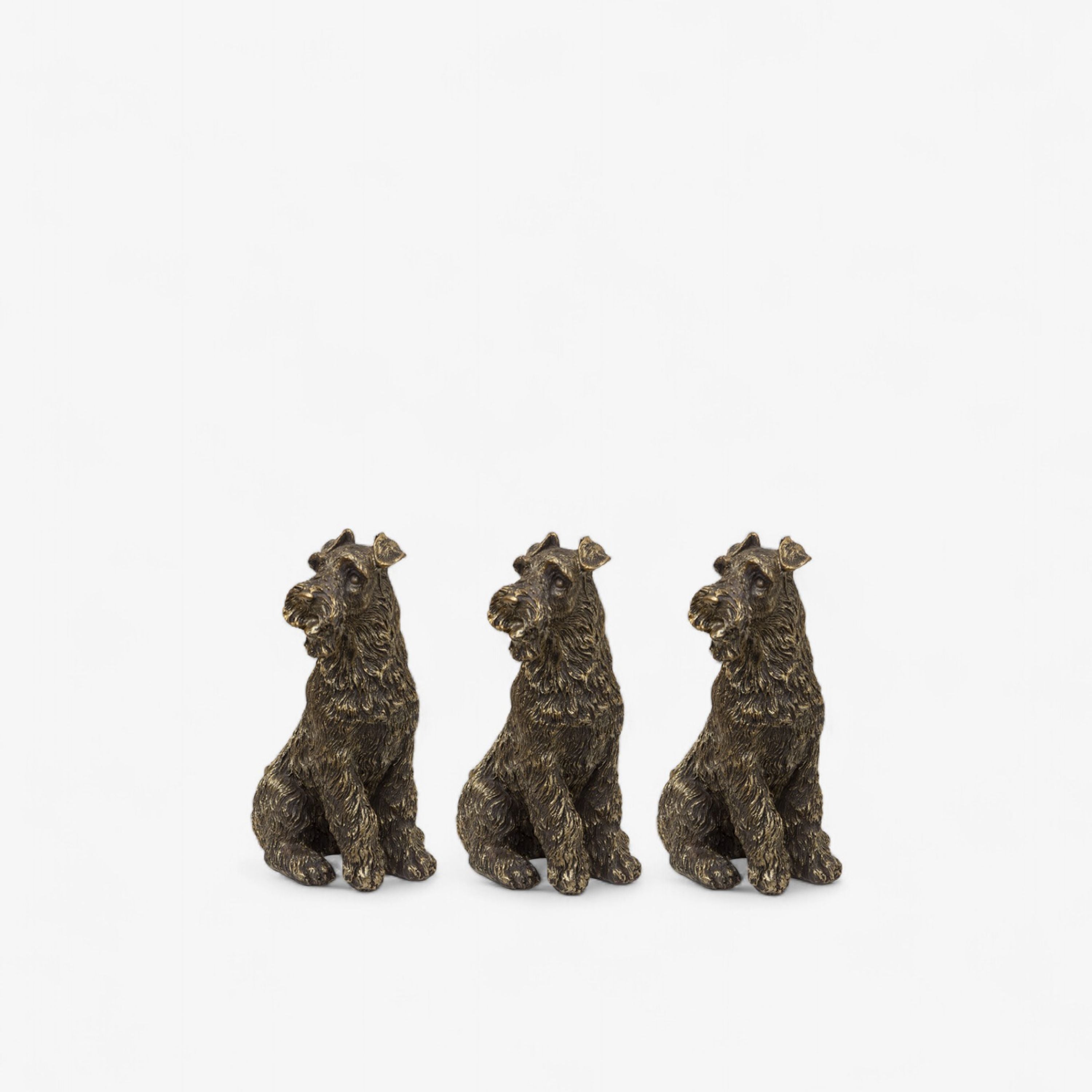 French Country Scottie Dog Pot Stand Large (3 Pack)