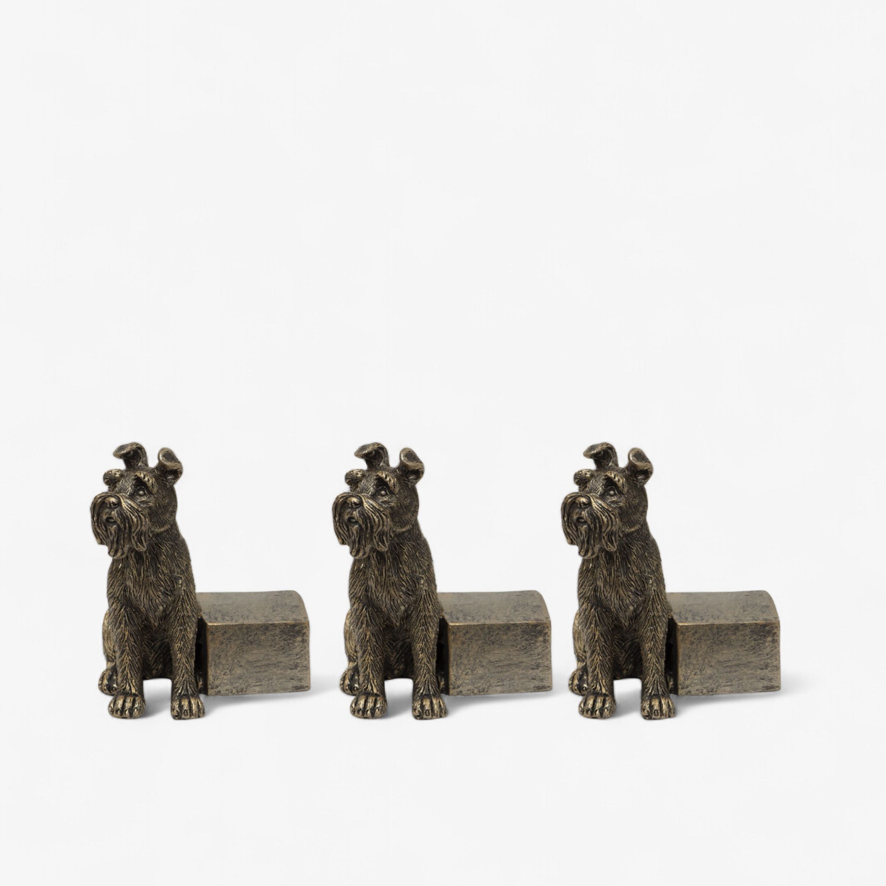 French Country Scottie Dog Pot Stand Small (3 Pack)