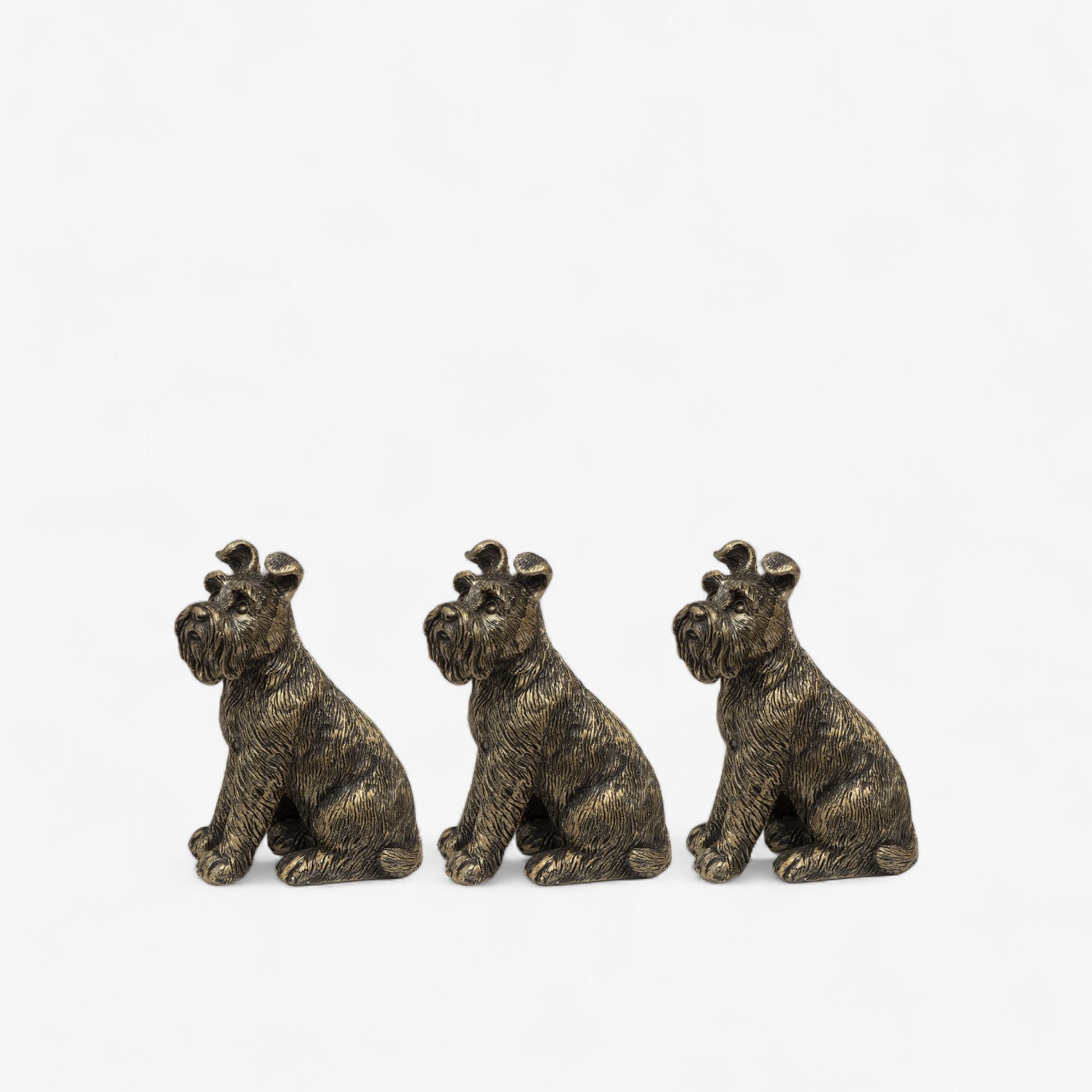 French Country Scottie Dog Pot Stand Small (3 Pack)
