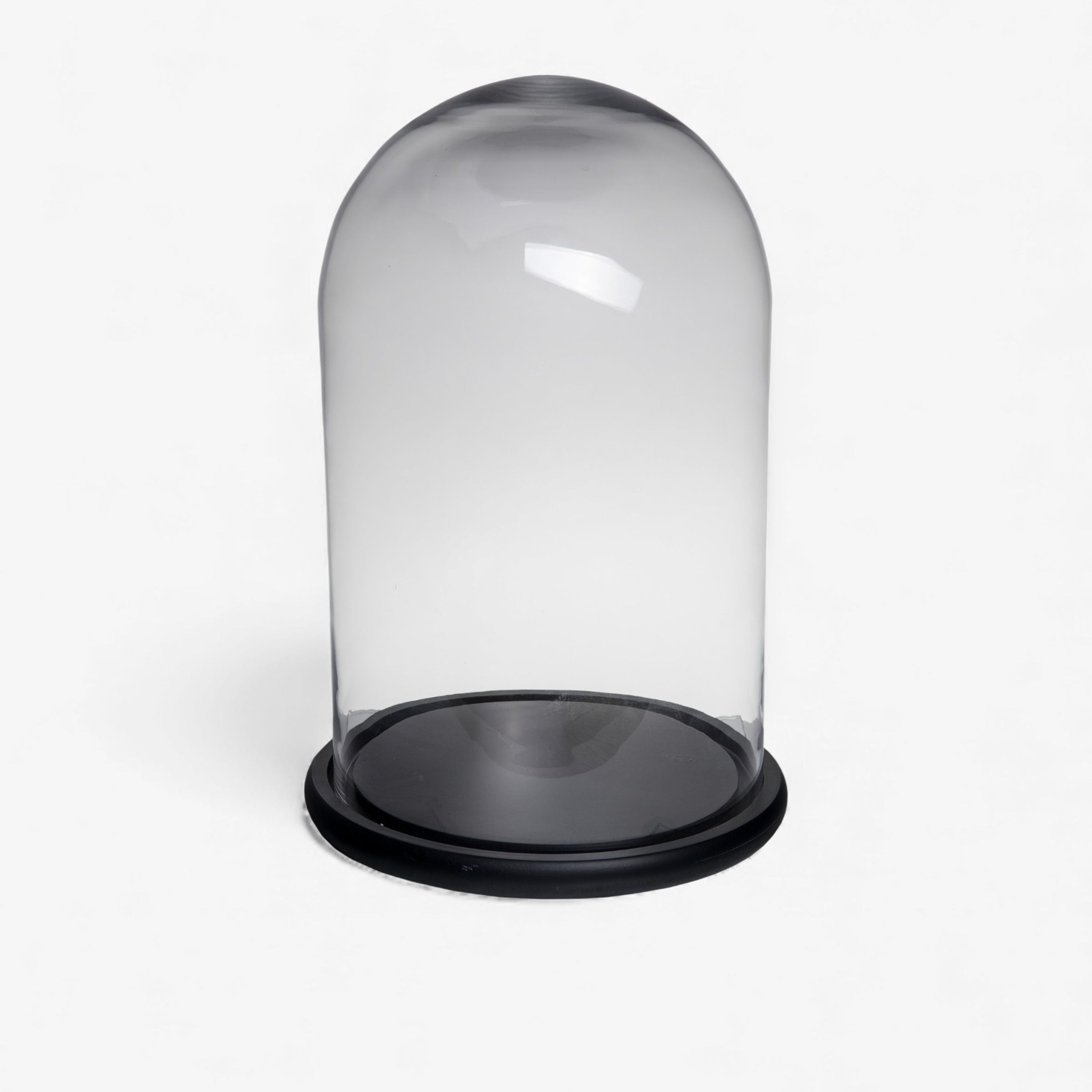 French Country Tall Wide Dome Black Base