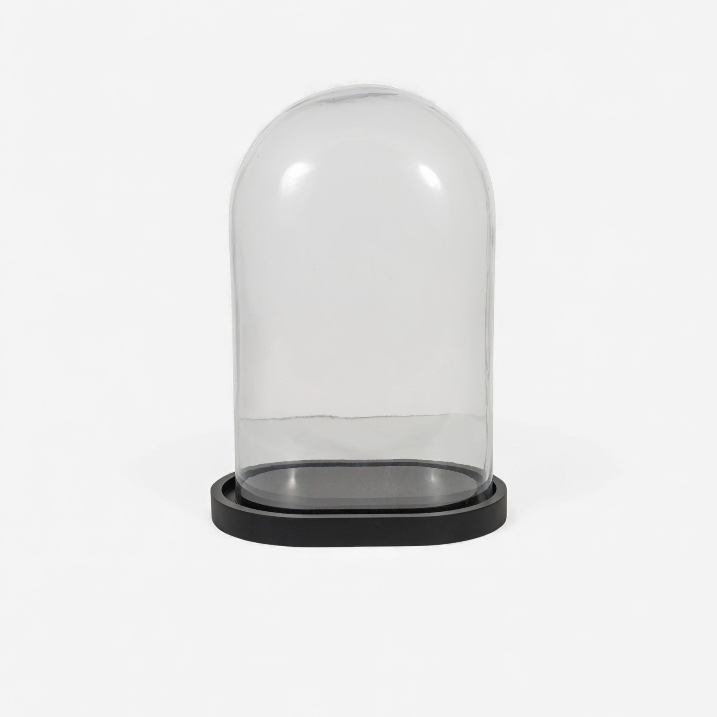 French Country Oval Dome Black Base
