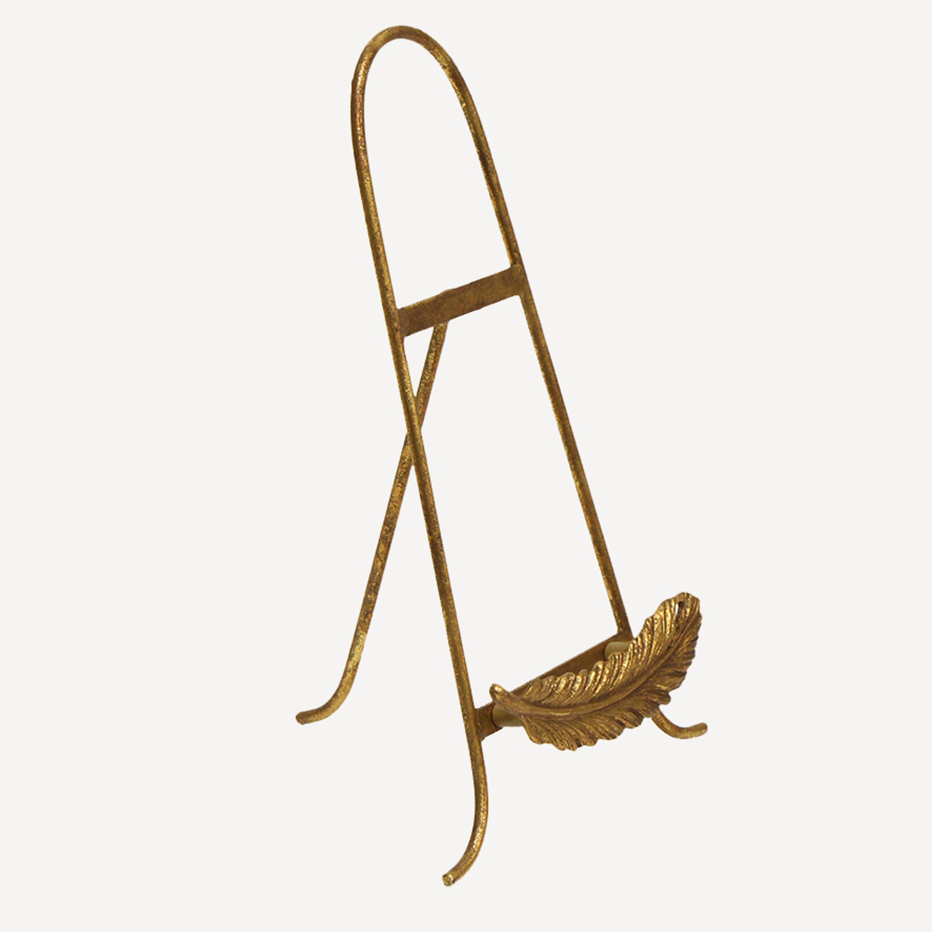 French Country Golden Feather Plate Stand