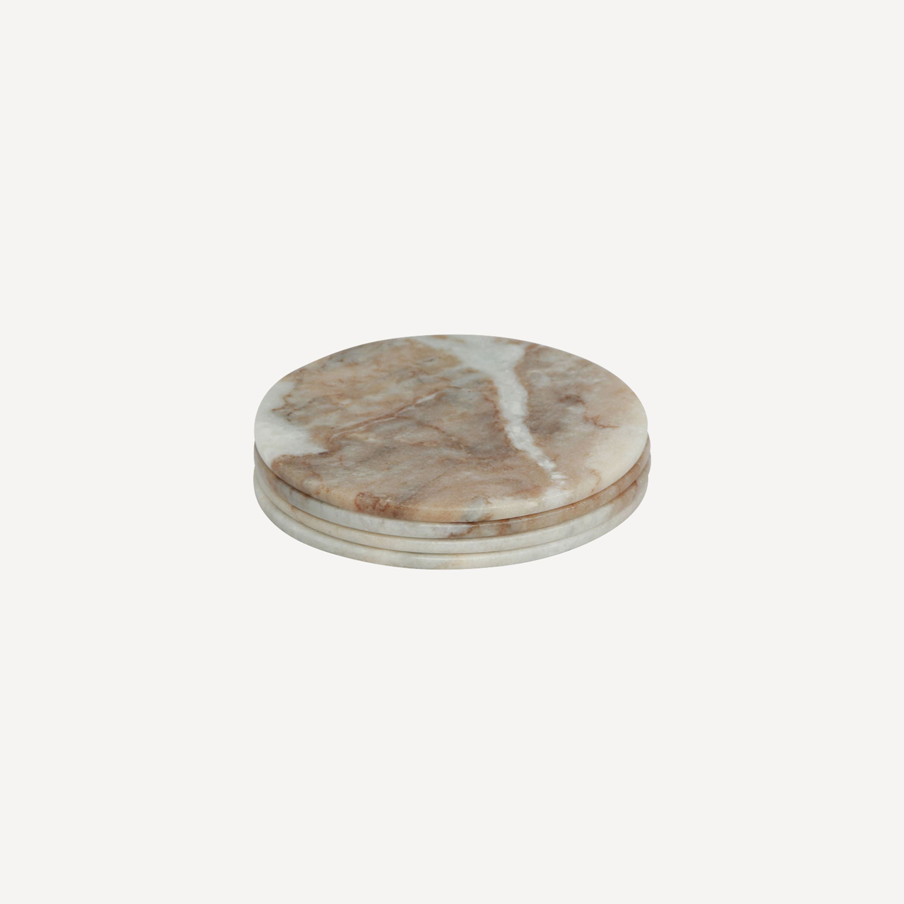 French Country Malmo Coasters Brown (4 Pack)