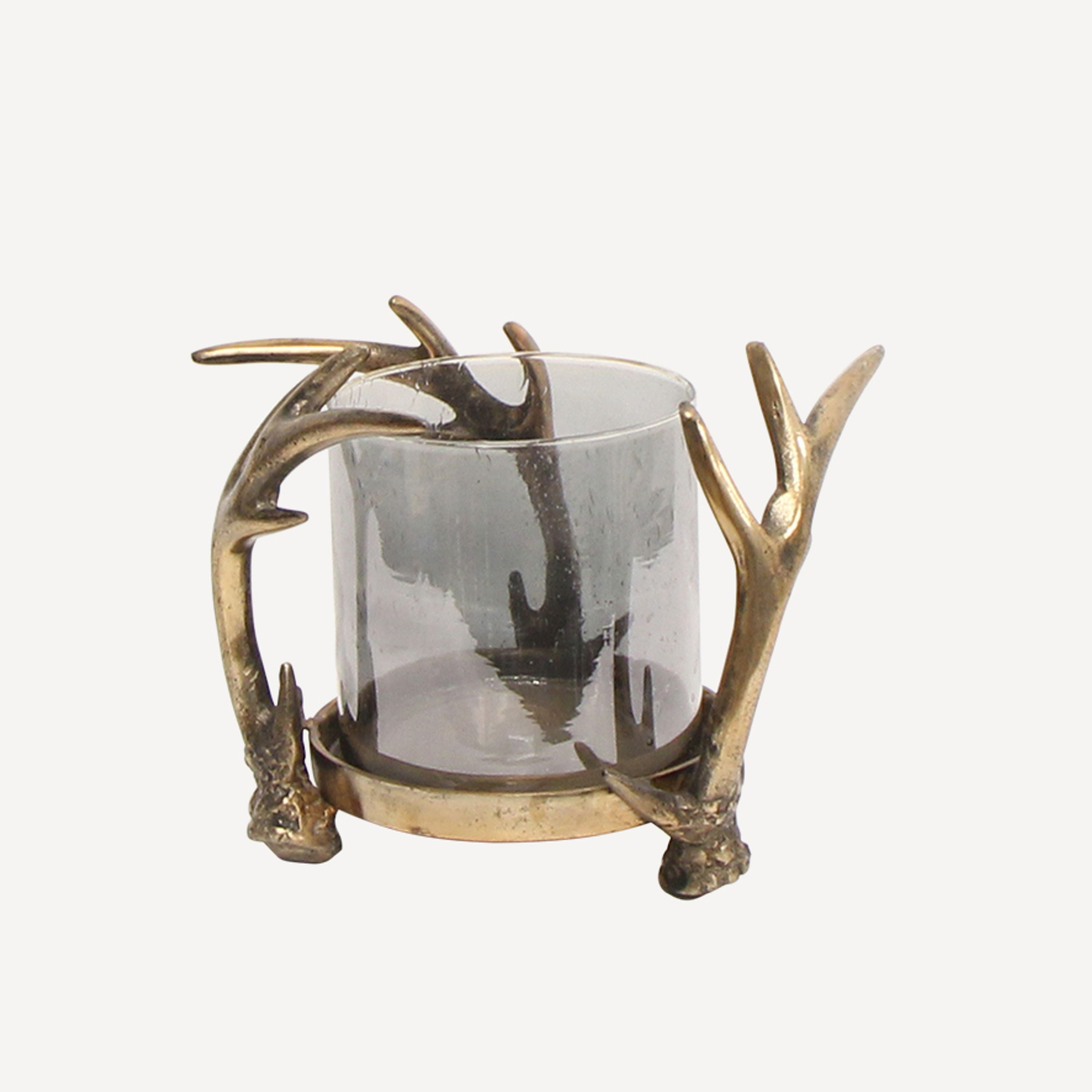 French Country Antler Hurricane