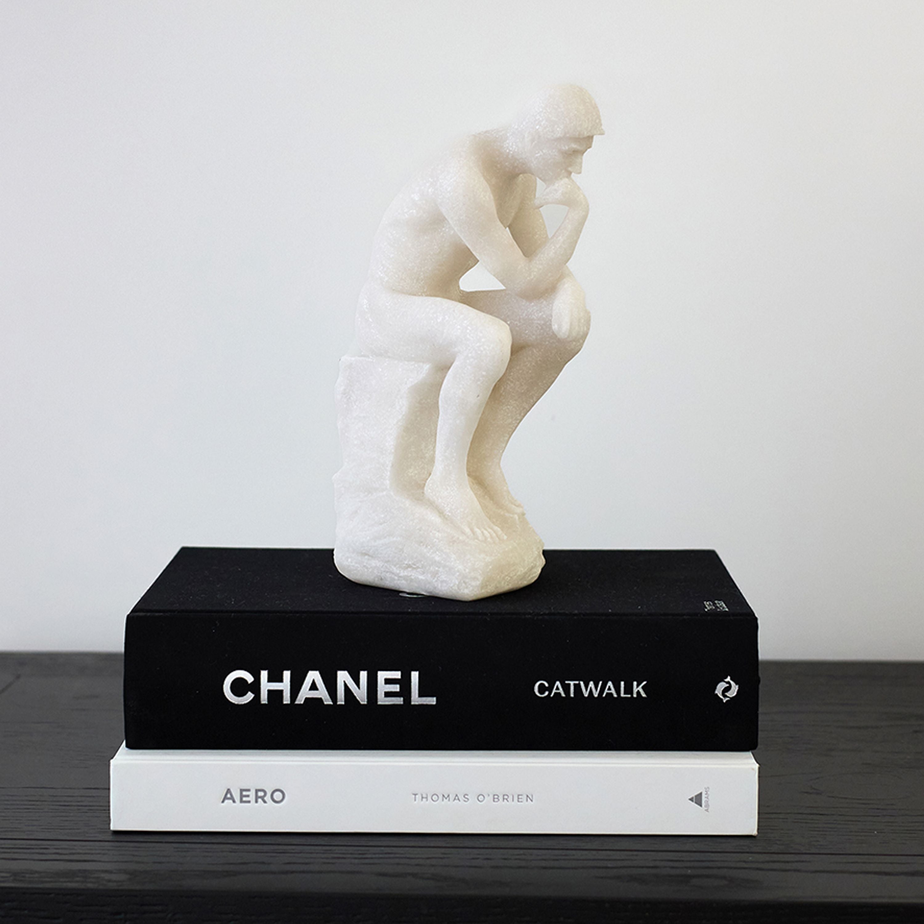 French Country Thinking Man Statue