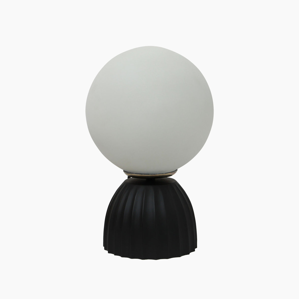 French Country Orion Ribbed Orb Black