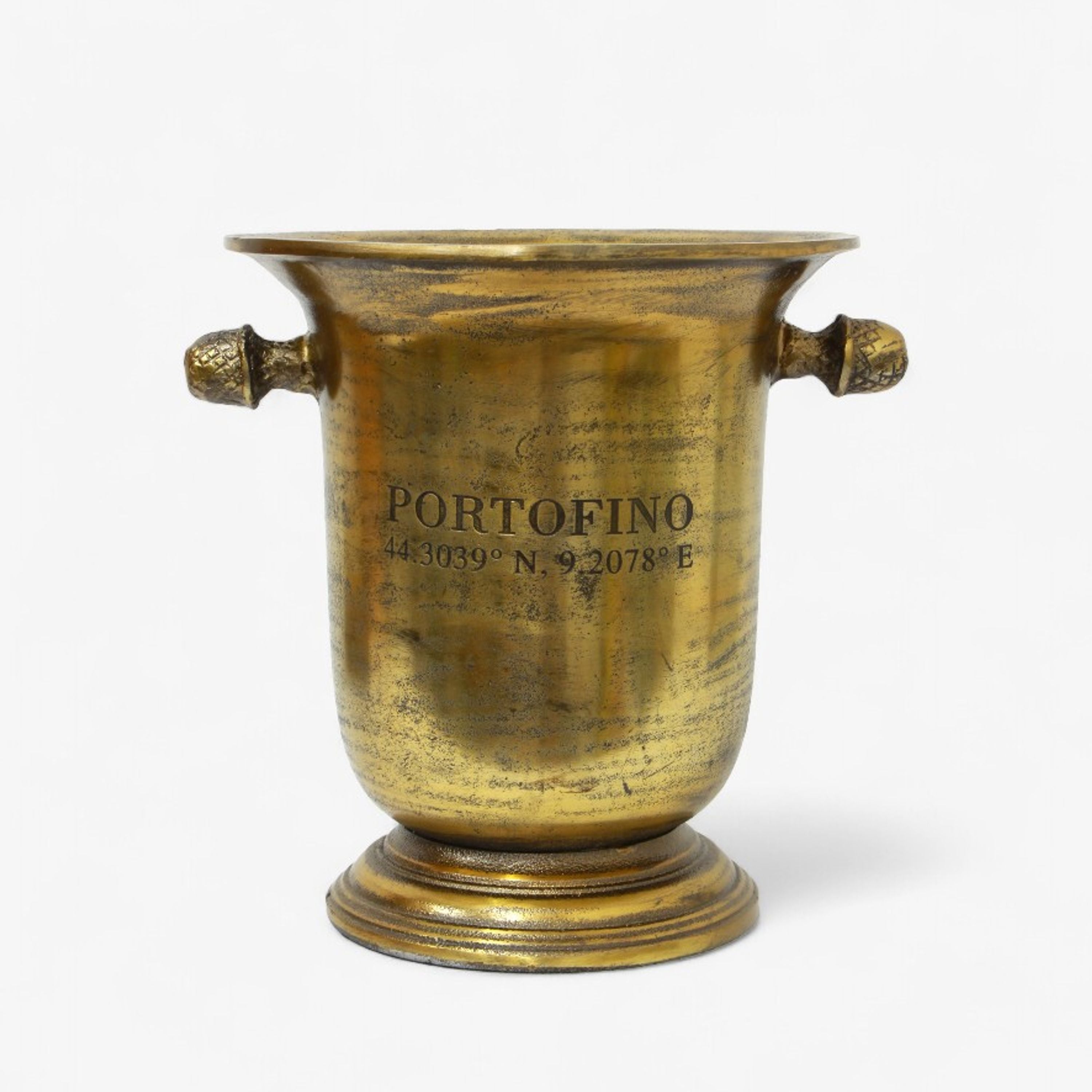 French Country Portofino Gold Champagne Bucket Tall