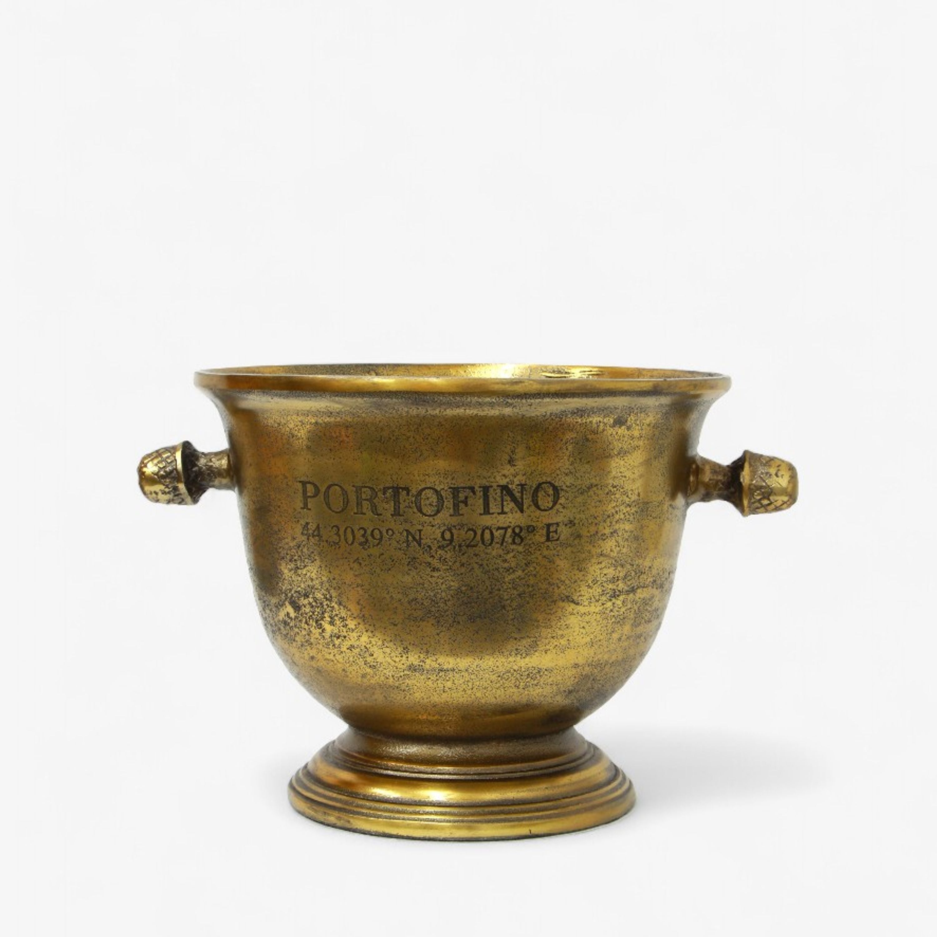 French Country Portofino Gold Champagne Bucket Short