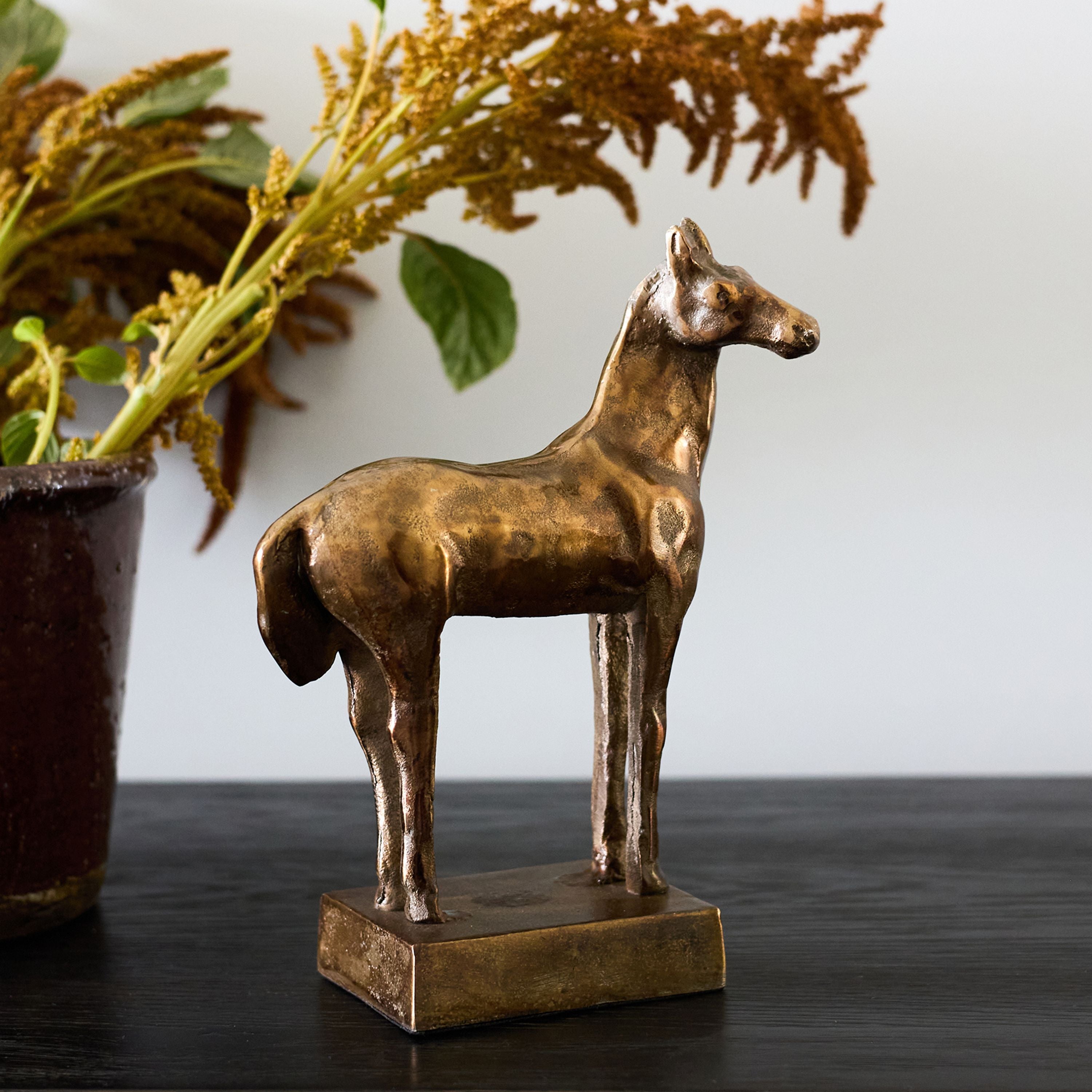 French Country Camelot Horse Sculpture