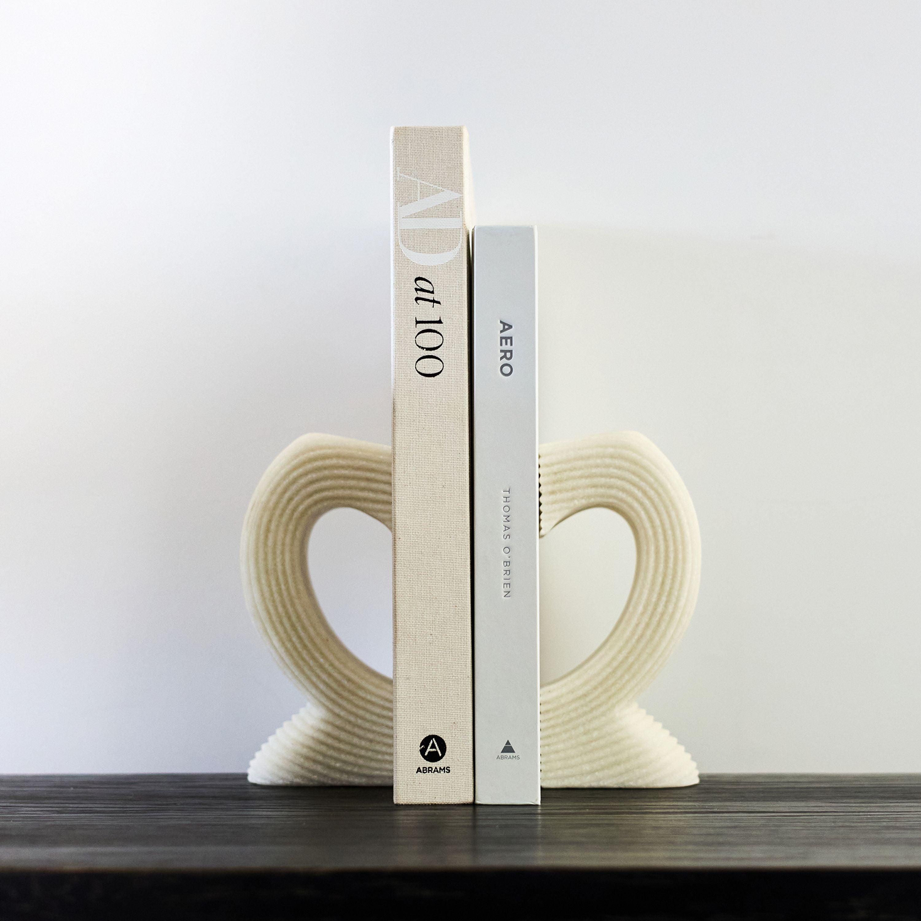 French Country Heart Curved Book End