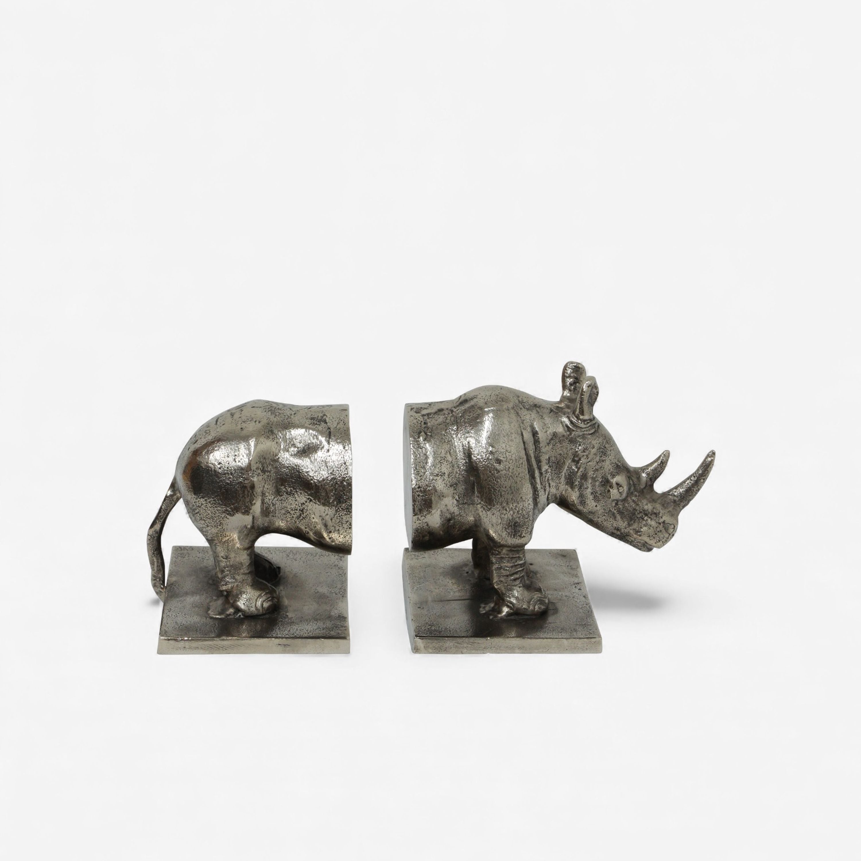 French Country Rhino Bookends