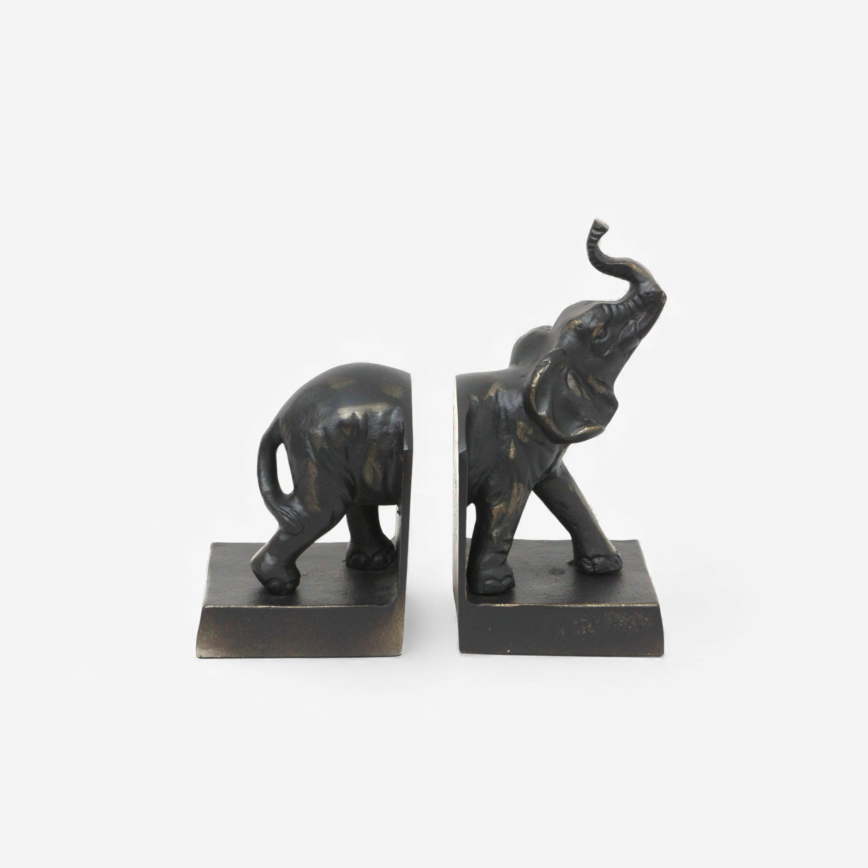 French Country Elephant Bookends