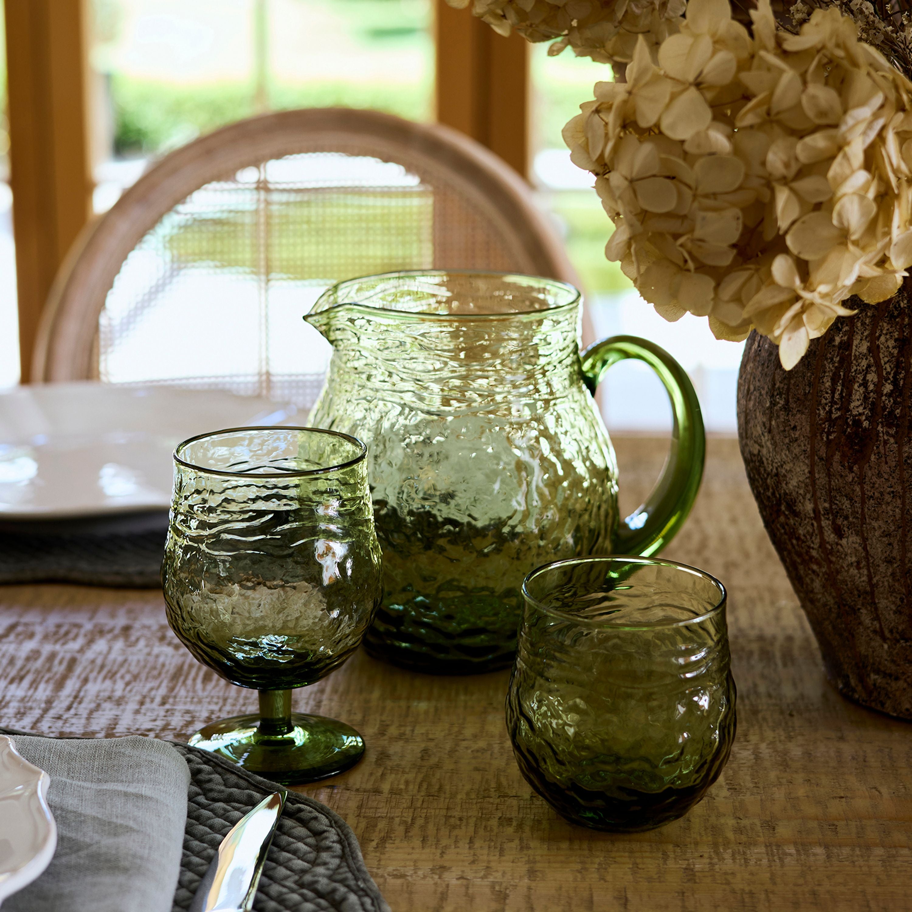 French Country Serena Green Jug