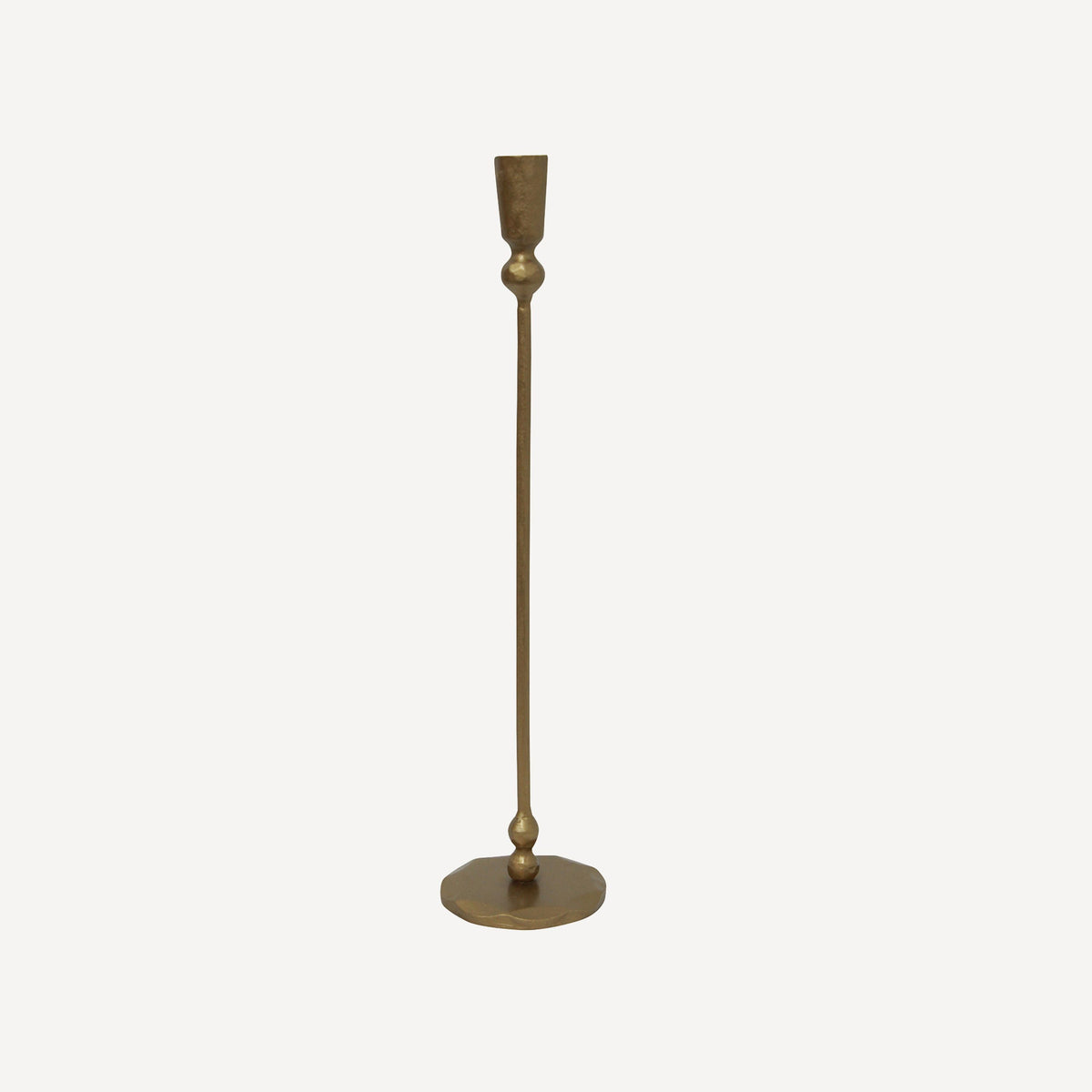 French Country Eddie Gold Candle Holder Large